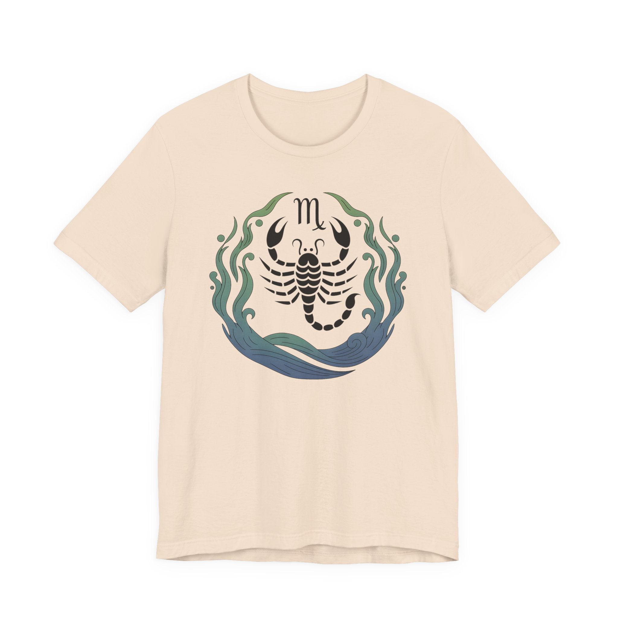 Astrology Zodiac Scorpio Unisex Flower T-Shirt