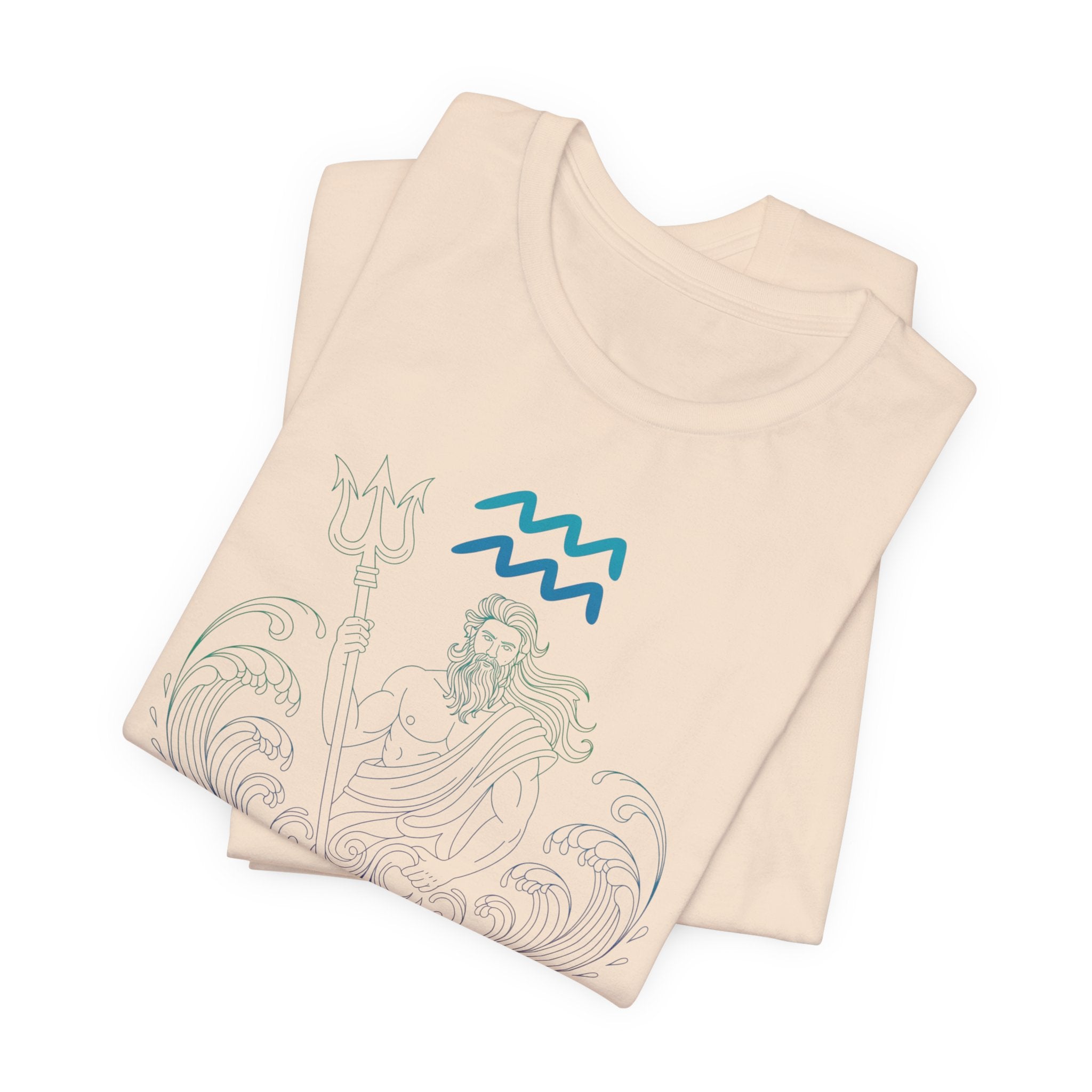 Astrology Zodiac Aquarius Poseidon Unisex T-Shirt