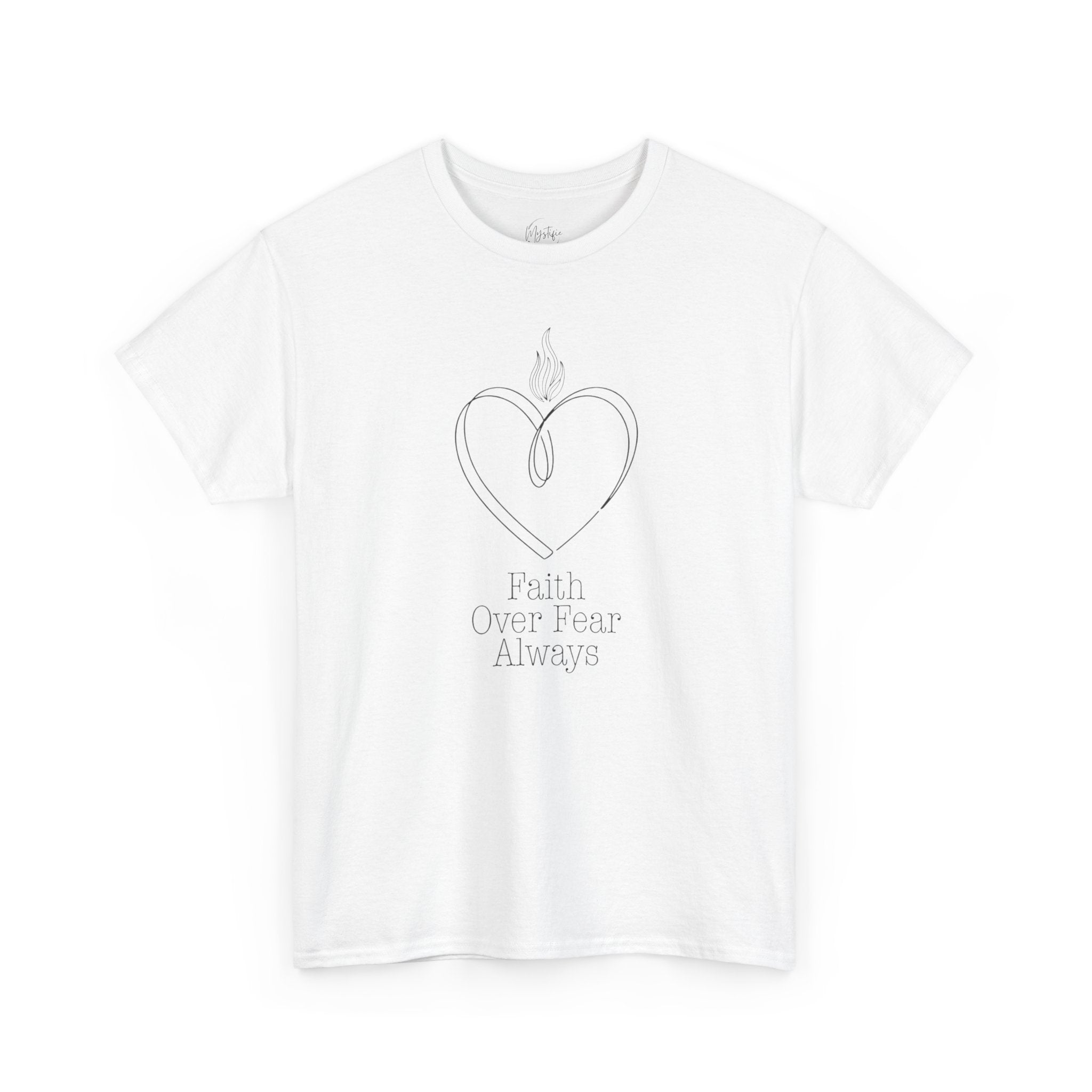 Faith Over Fear Always Unisex Cotton T-Shirt