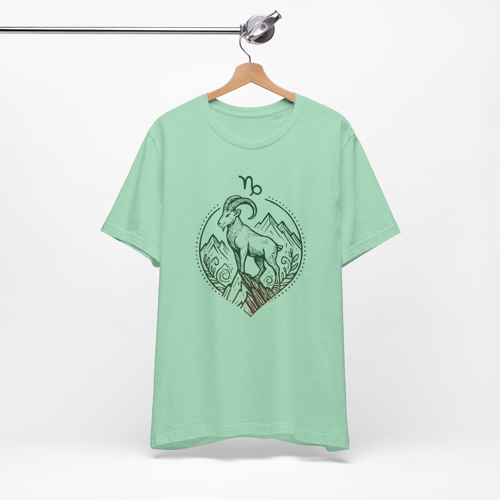 Astrology Zodiac Capricorn Mountains Spiritual Unisex T-Shirt