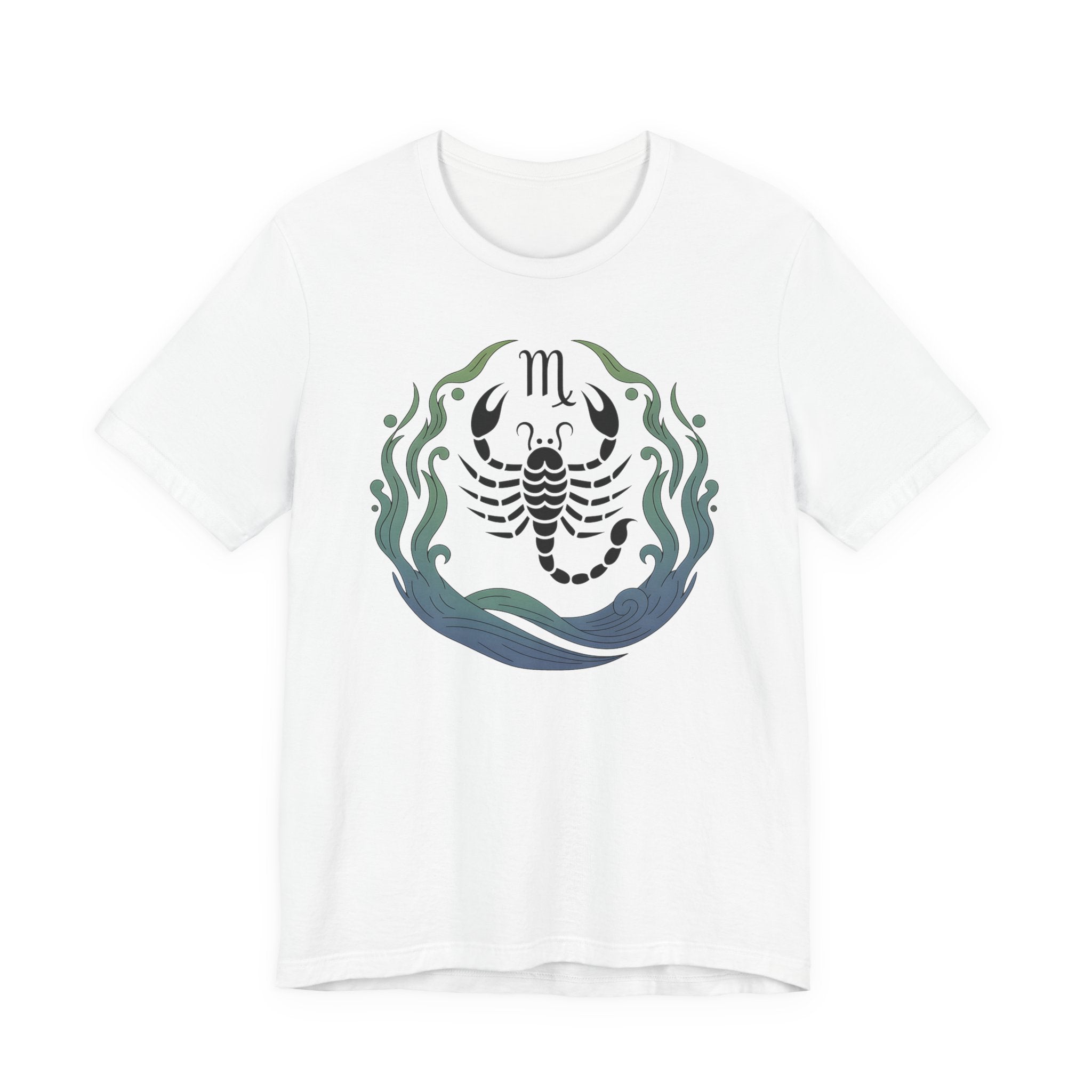 Astrology Zodiac Scorpio Unisex Flower T-Shirt