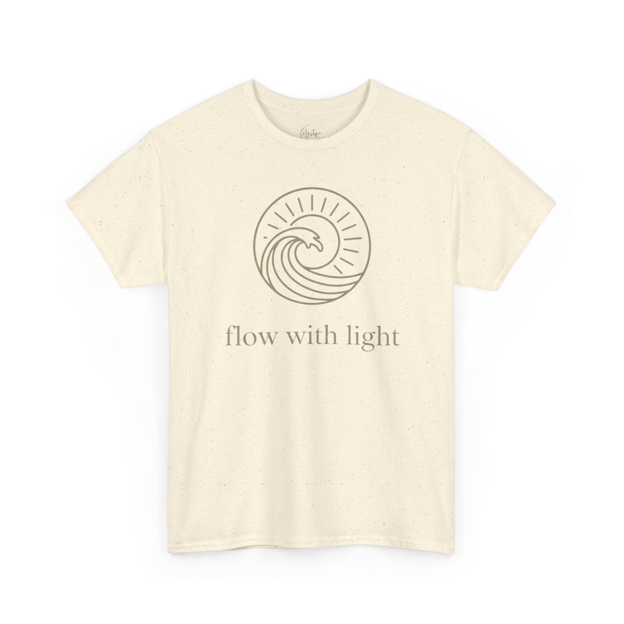 Flow With Light Unisex Cotton T-Shirt
