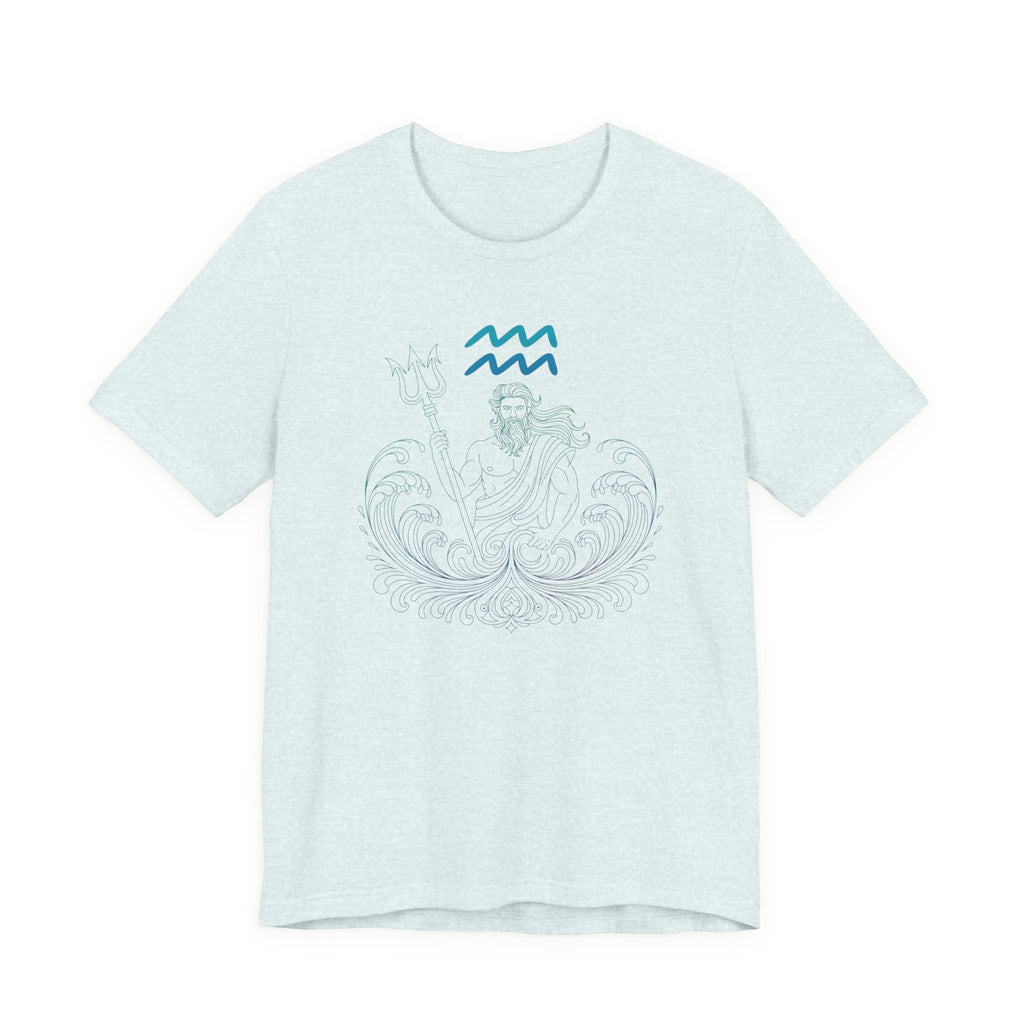 Astrology Zodiac Aquarius Poseidon Unisex T-Shirt