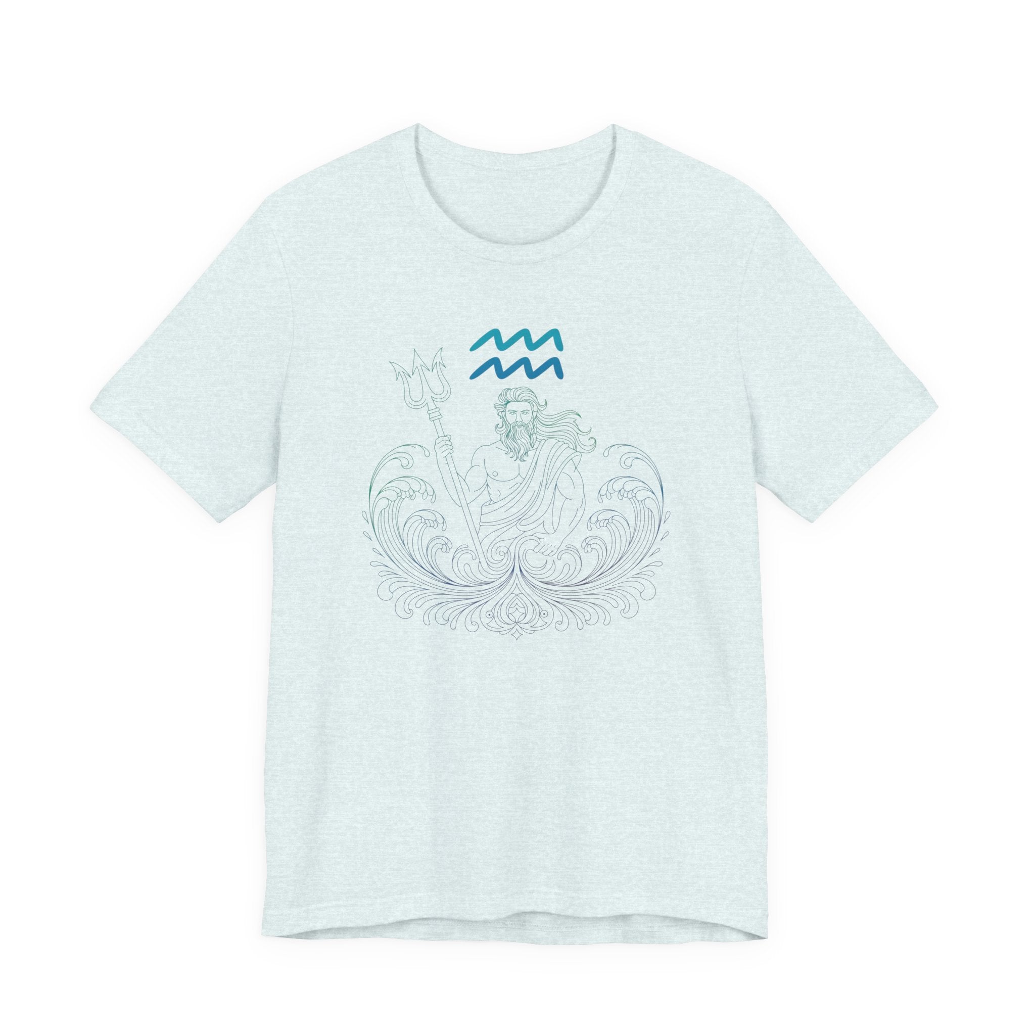 Astrology Zodiac Aquarius Poseidon Unisex T-Shirt