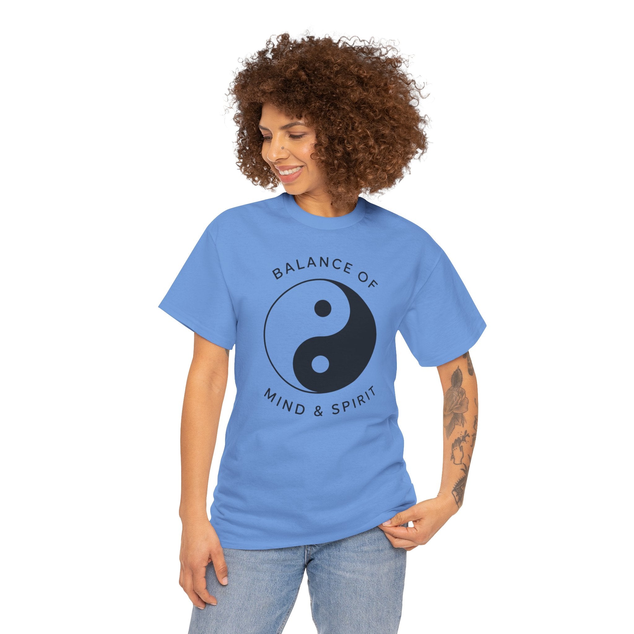 Balance Of Mind & Spirit Unisex Cotton T-Shirt