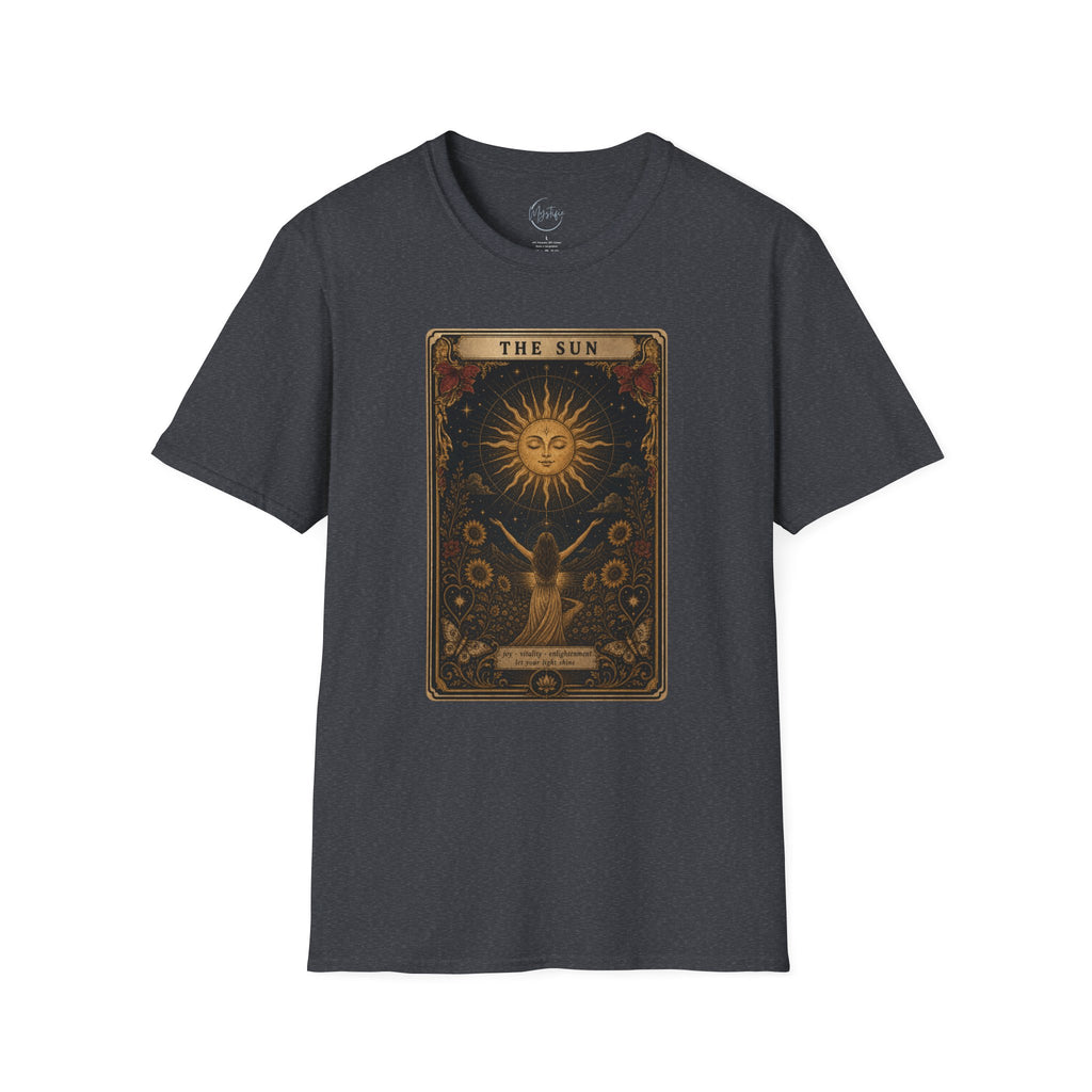 Tarot 'The Sun' Unisex T-Shirt — Vintage Astrology Graphic Tee