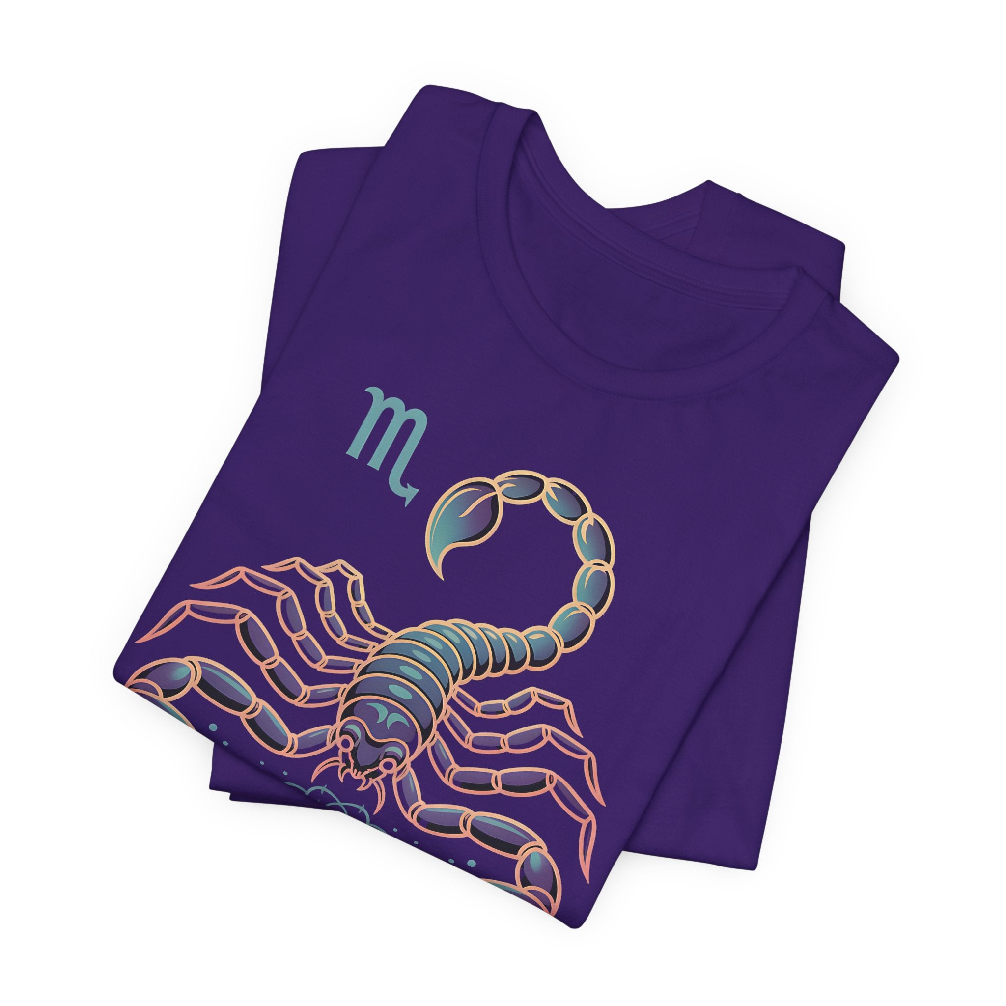 Astrology Zodiac Scorpio Unisex Flower T-Shirt