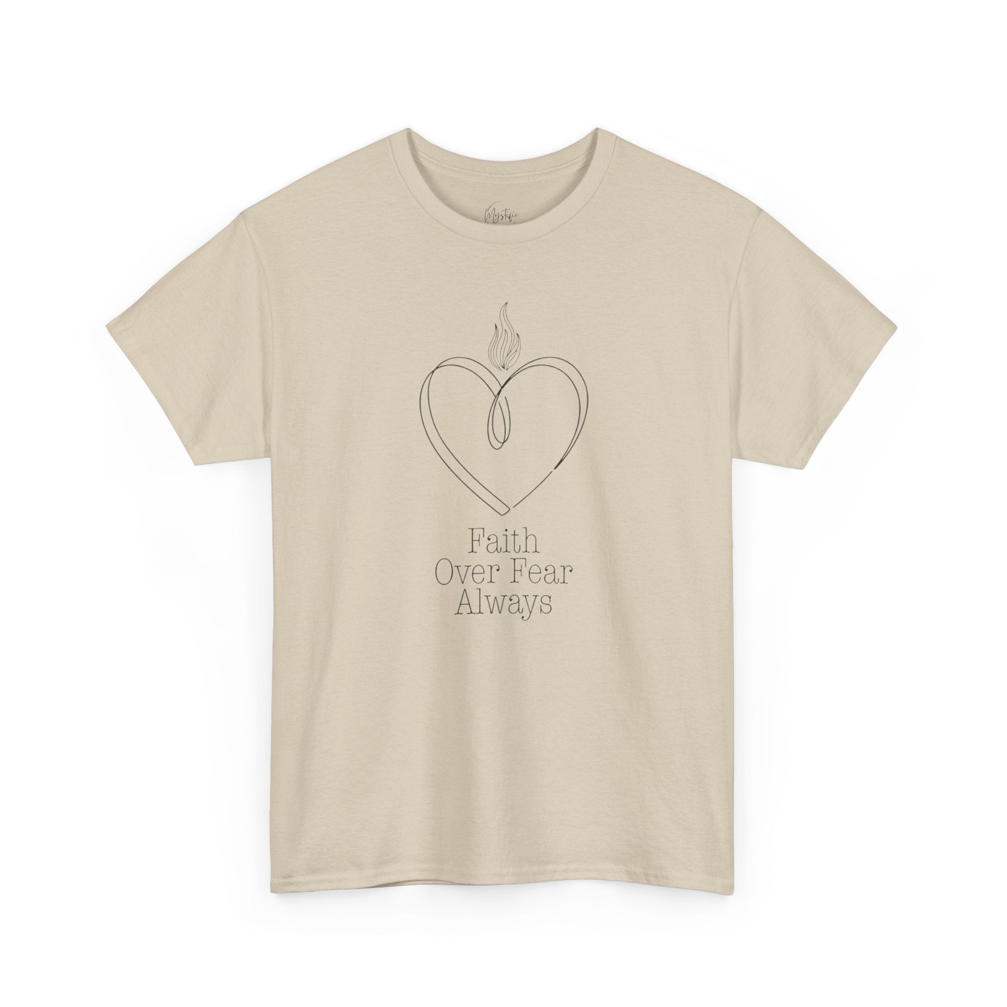 Faith Over Fear Always Unisex Cotton T-Shirt