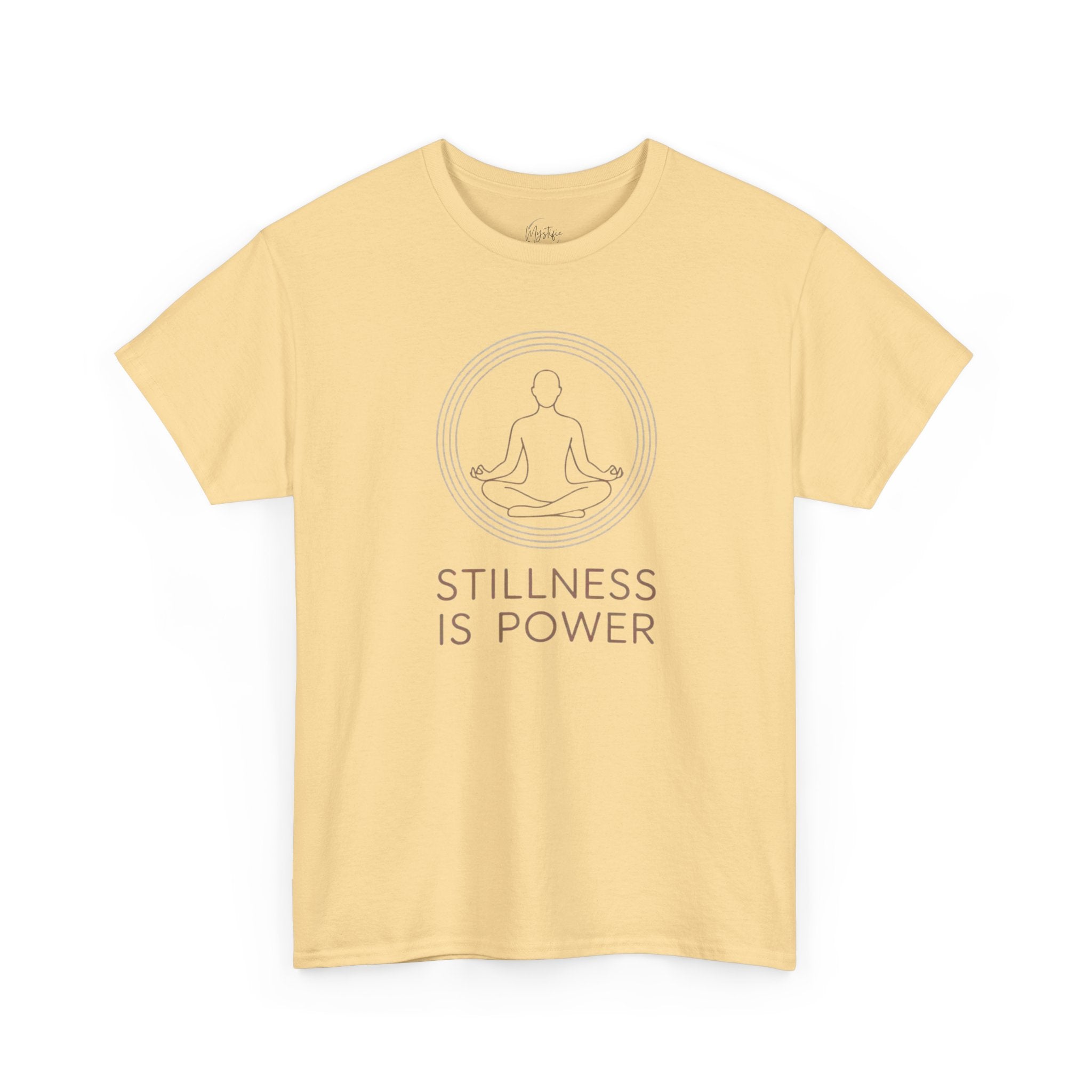 Stillness Is Power Unisex Cotton T-Shirt