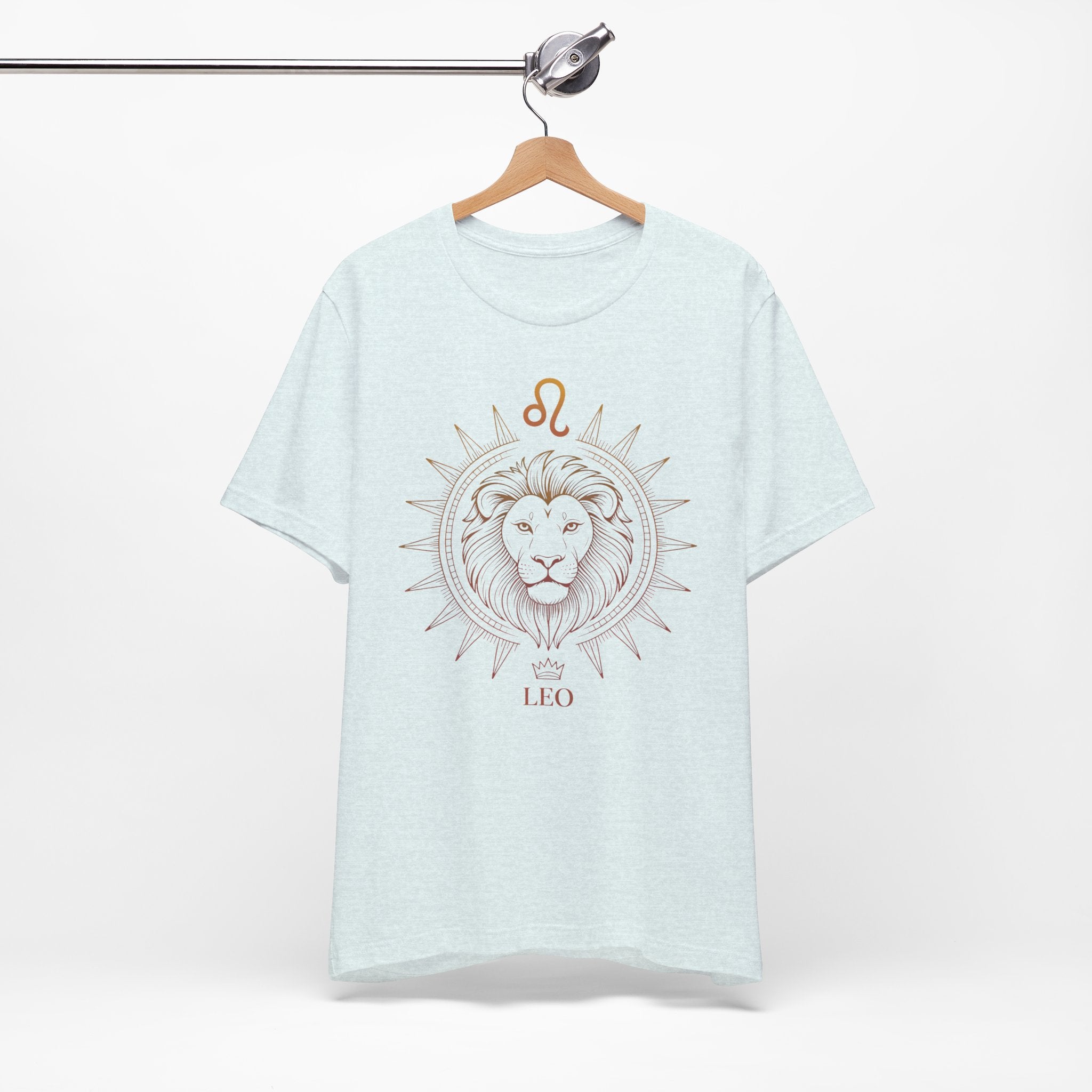 Astrology Zodiac Leo Lion King Unisex Mandala  T-Shirt