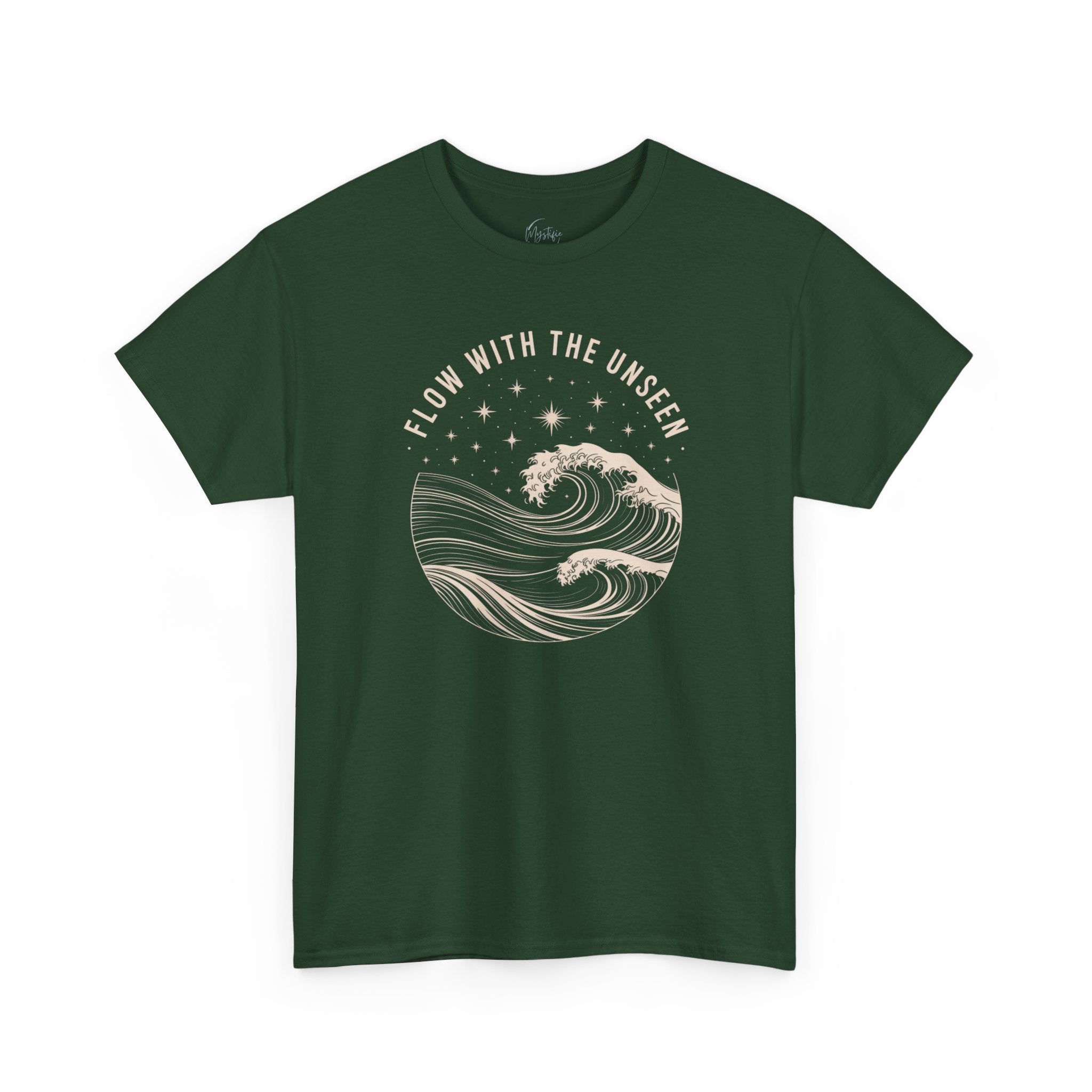 Flow With The Unseen Unisex Cotton T-Shirt