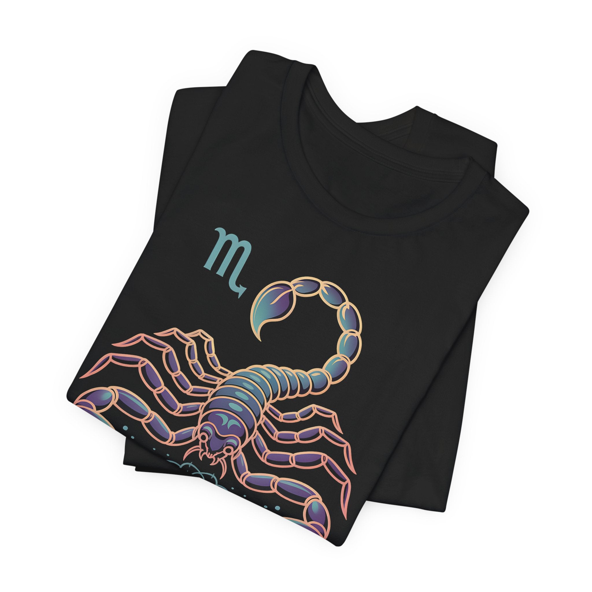 Astrology Zodiac Scorpio Unisex Flower T-Shirt