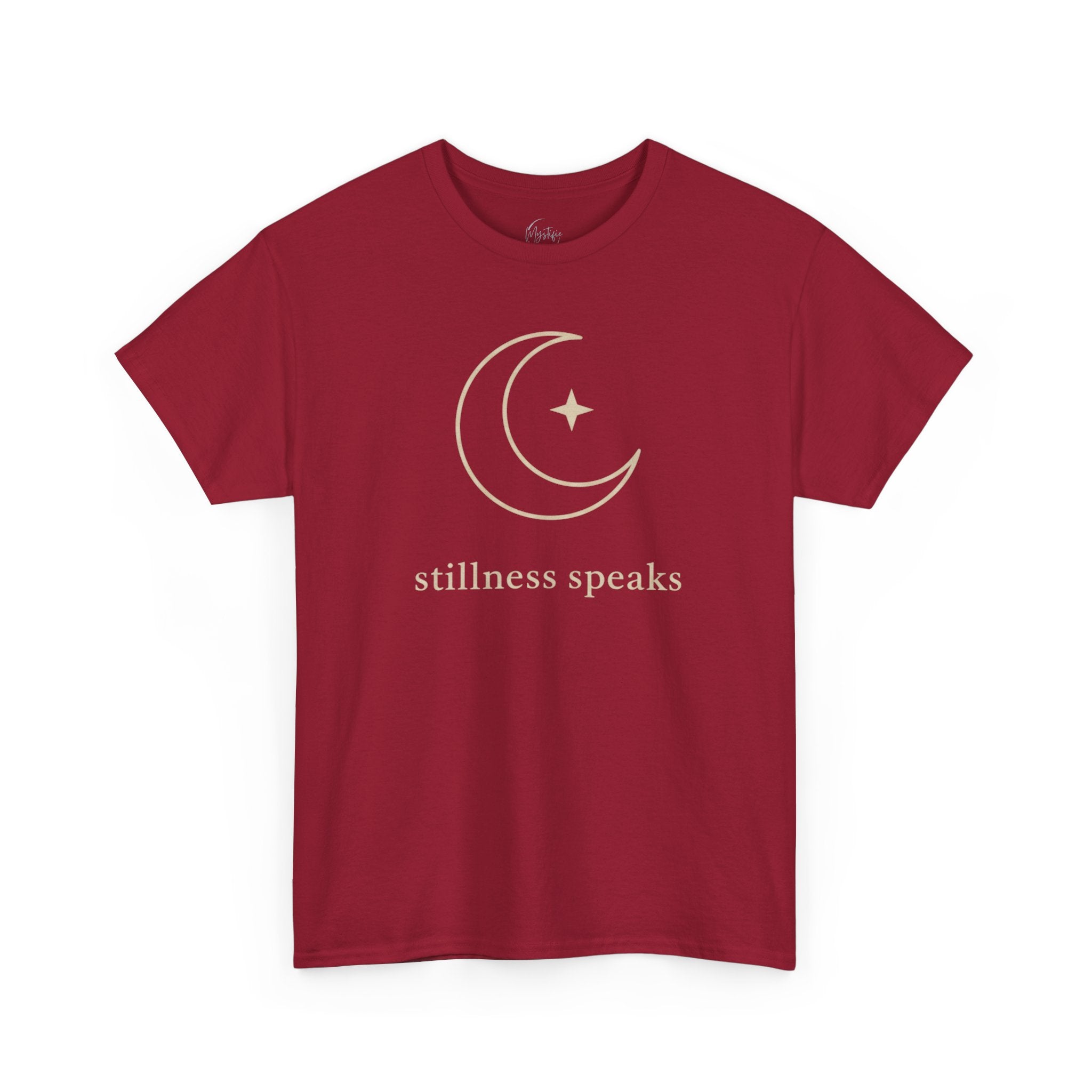 Stillness Speaks Unisex Cotton T-Shirt