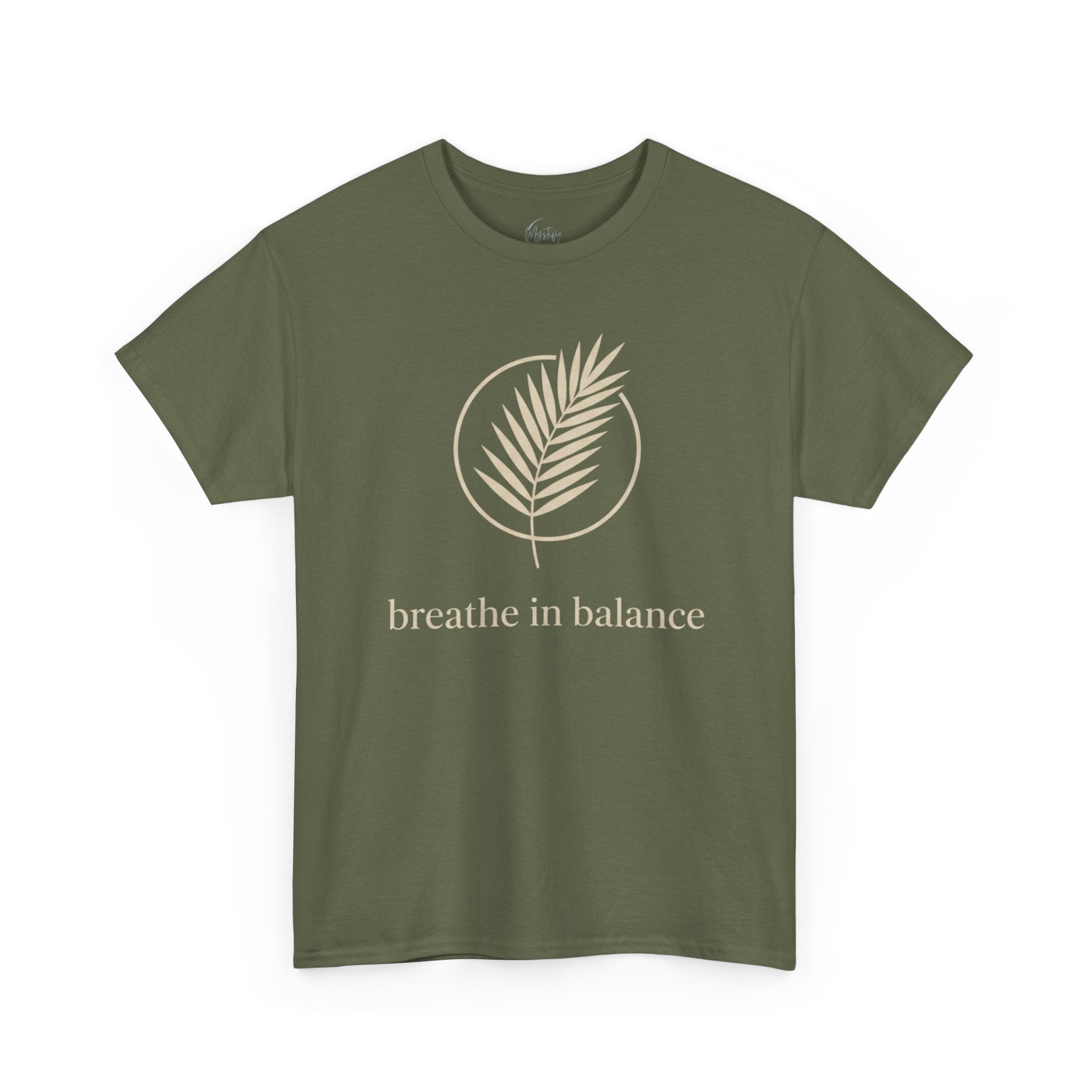 Breathe In Balance Unisex Cotton T-Shirt