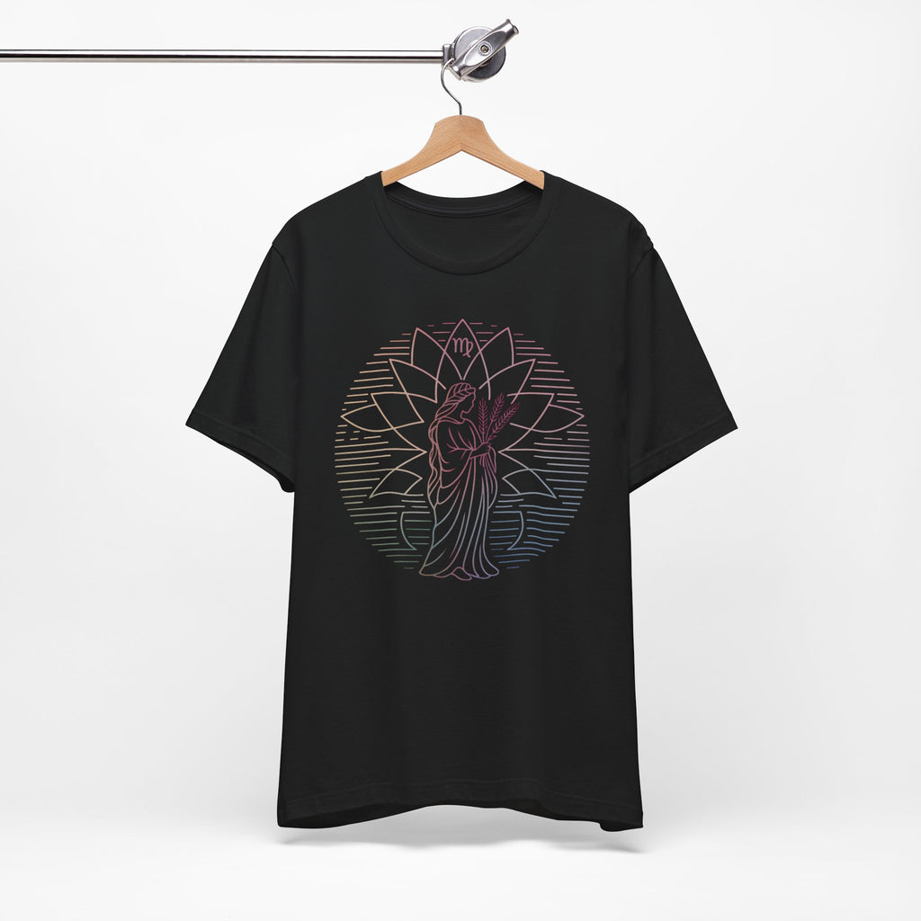 Astrology Zodiac Virgo Unisex Mandala  T-Shirt