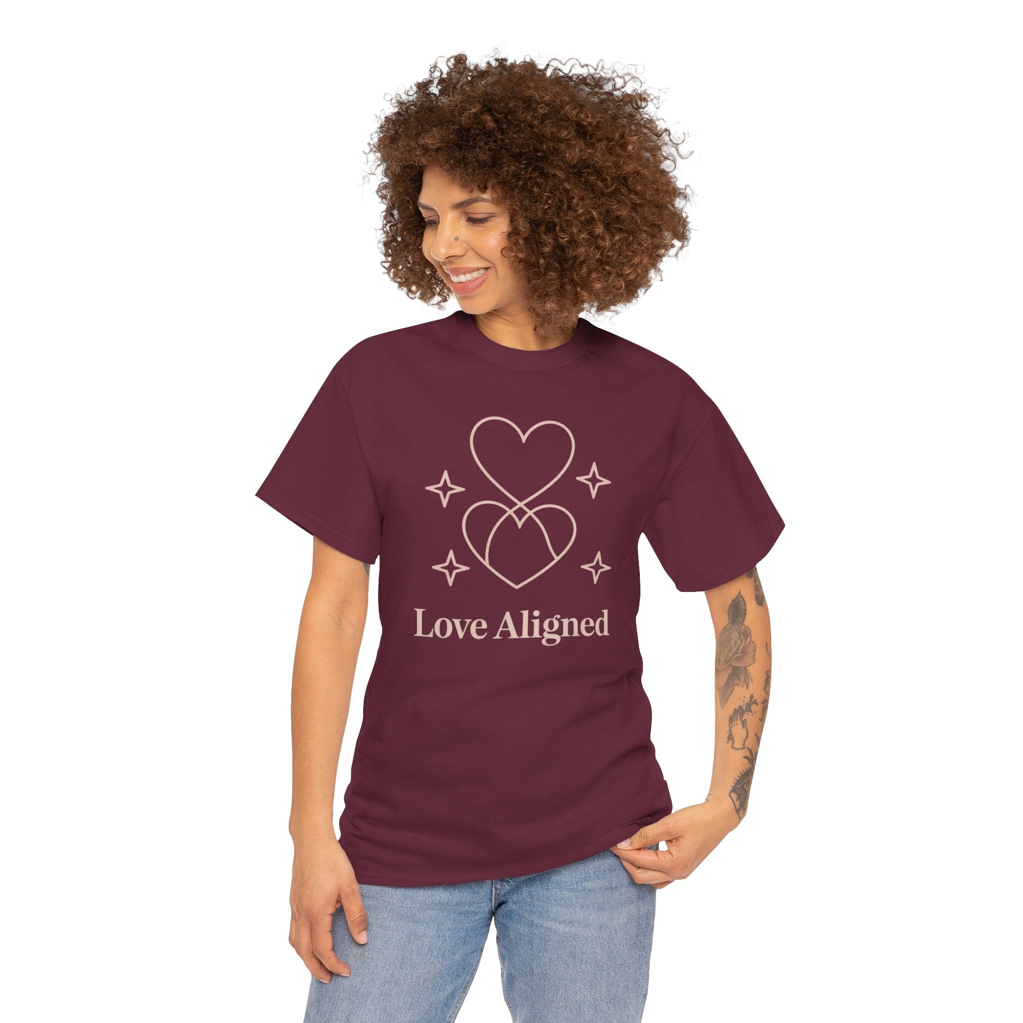 Love Aligned Unisex Cotton T-Shirt