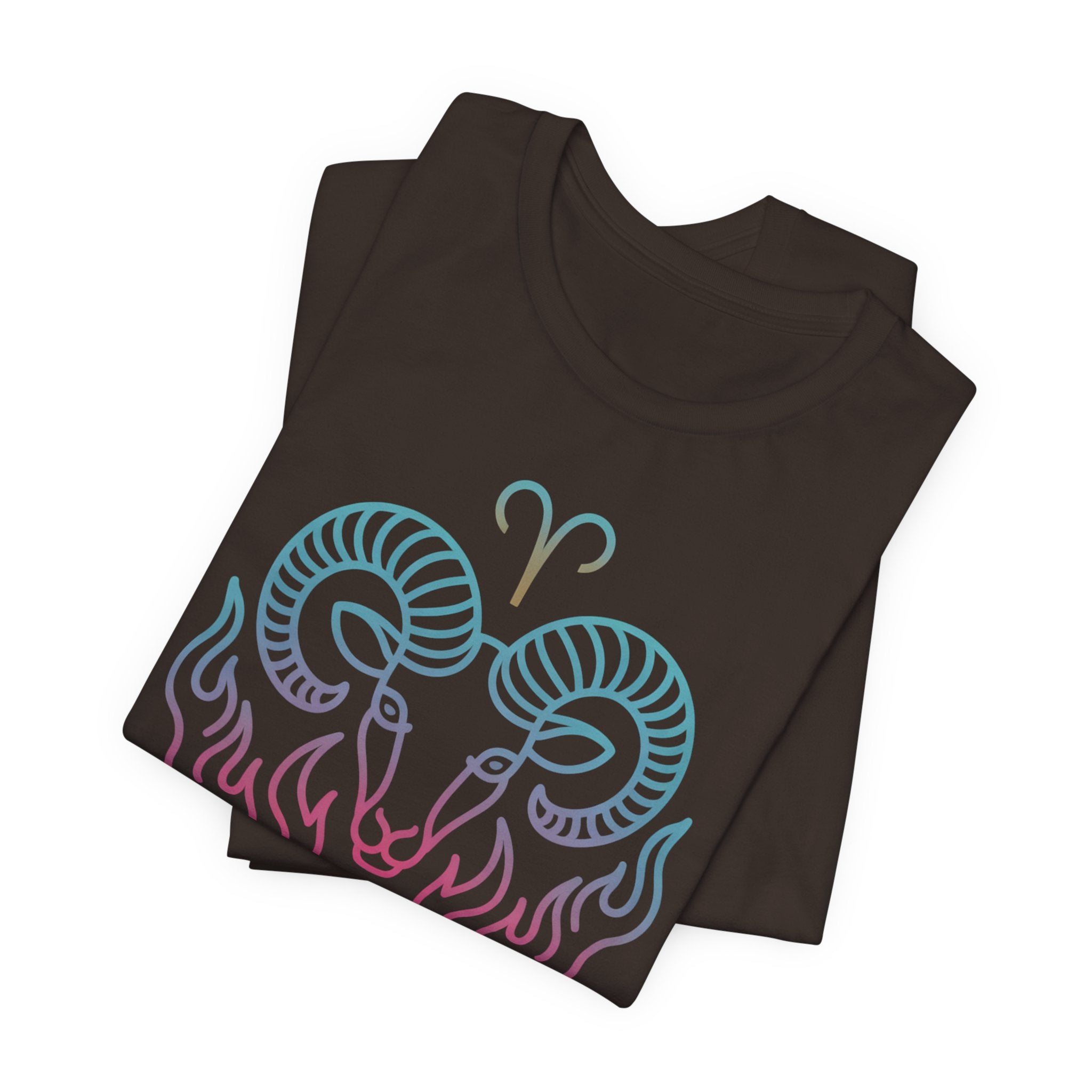 Astrology Zodiac Aries Neon Unisex T-Shirt