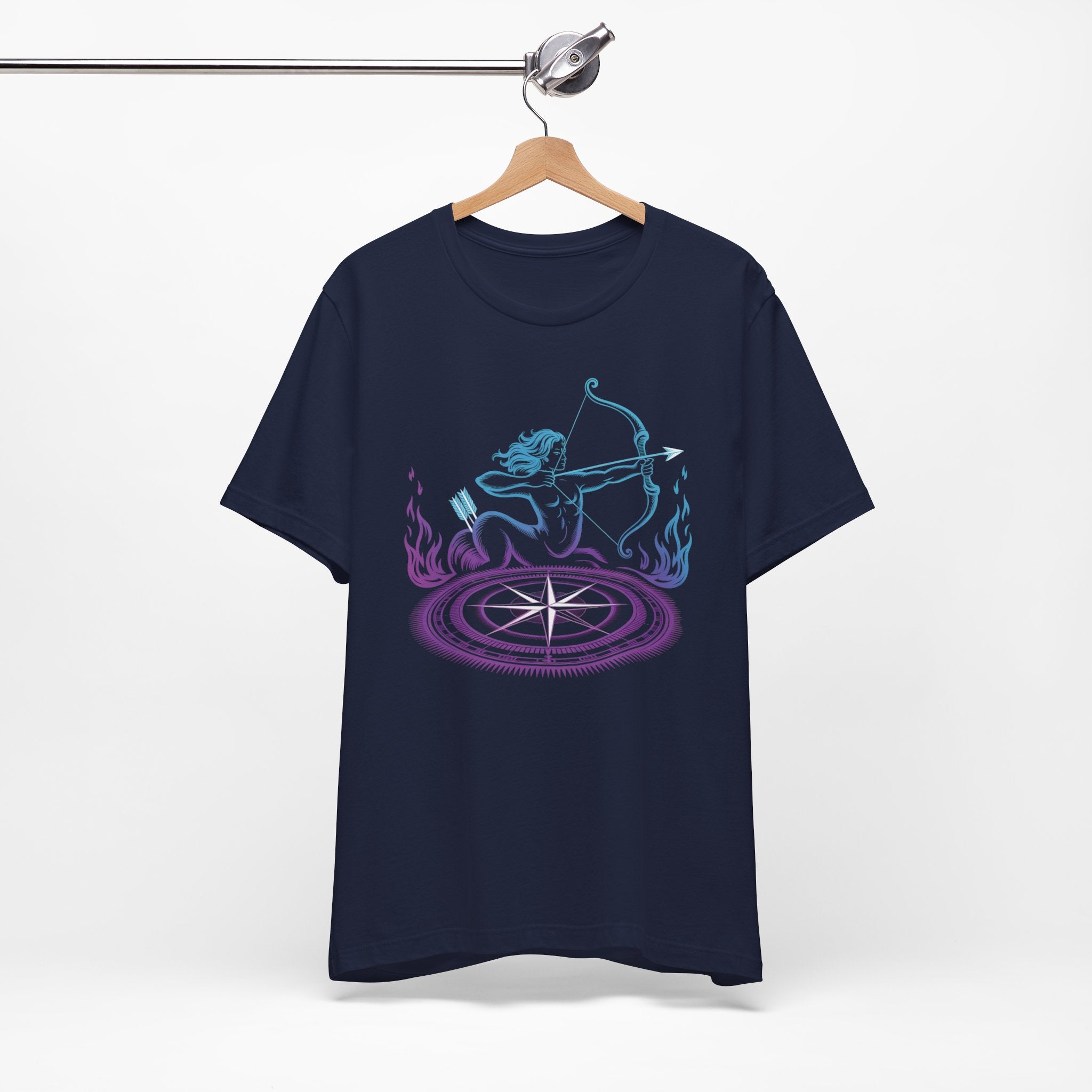 Astrology Zodiac Sagittarius Centaur Archer Holographic Unisex T-Shirt