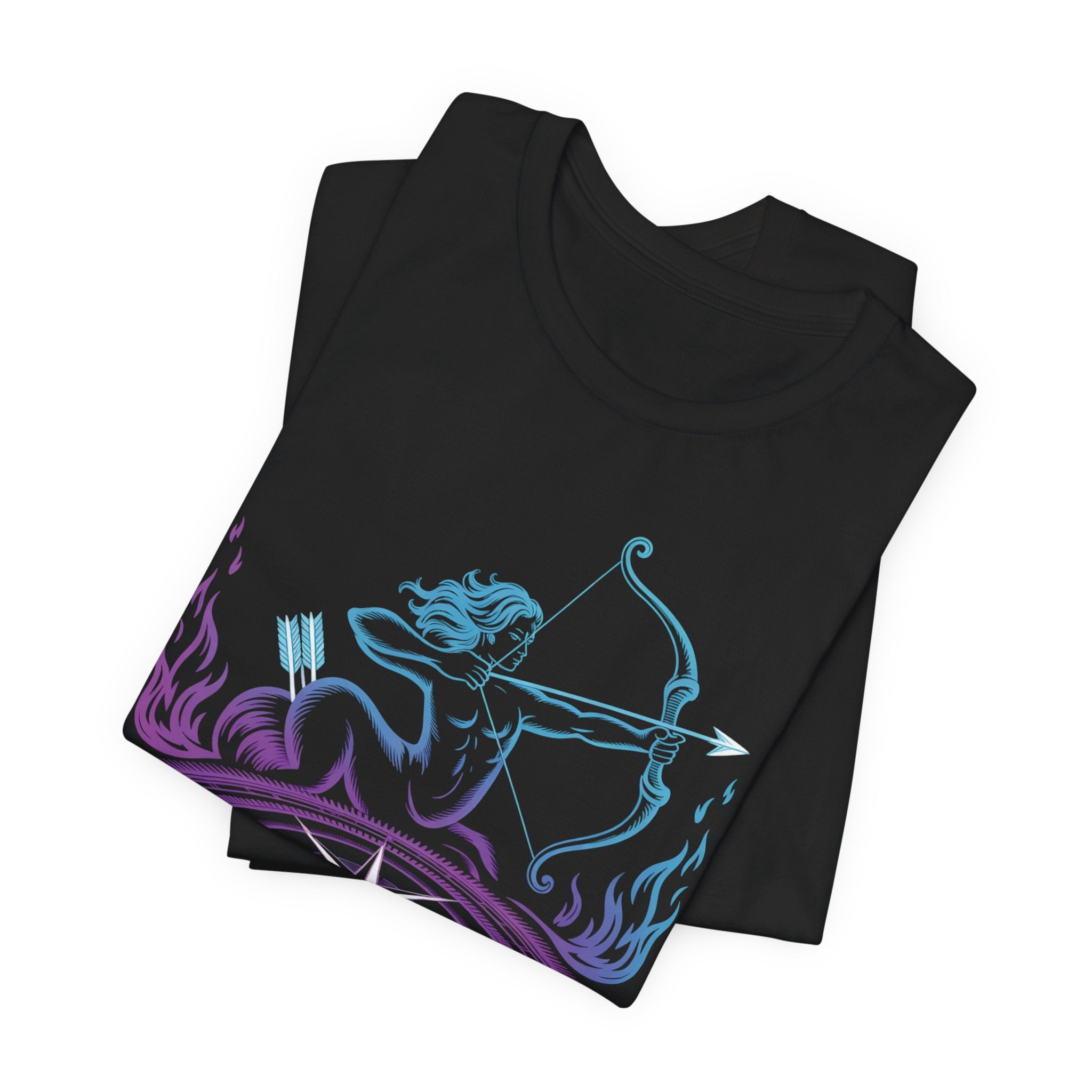 Astrology Zodiac Sagittarius Centaur Archer Holographic Unisex T-Shirt