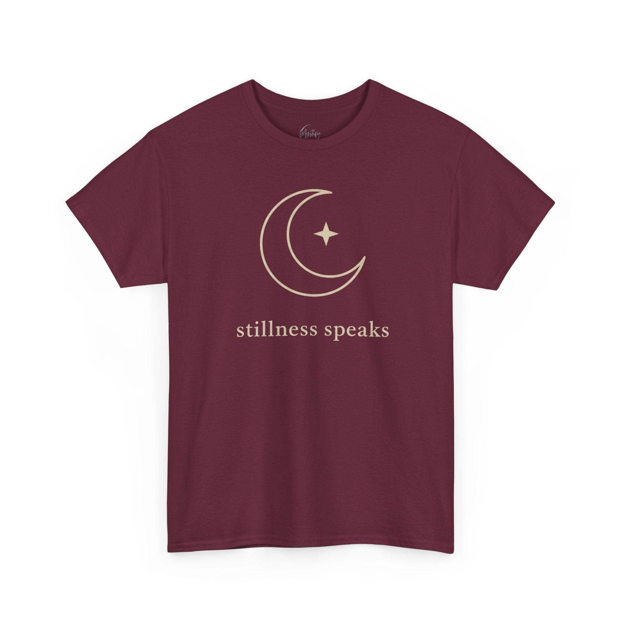 Stillness Speaks Unisex Cotton T-Shirt