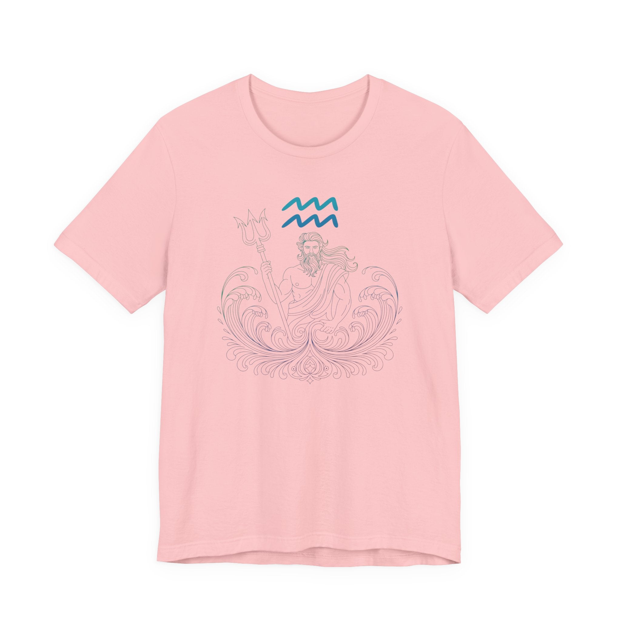 Astrology Zodiac Aquarius Poseidon Unisex T-Shirt