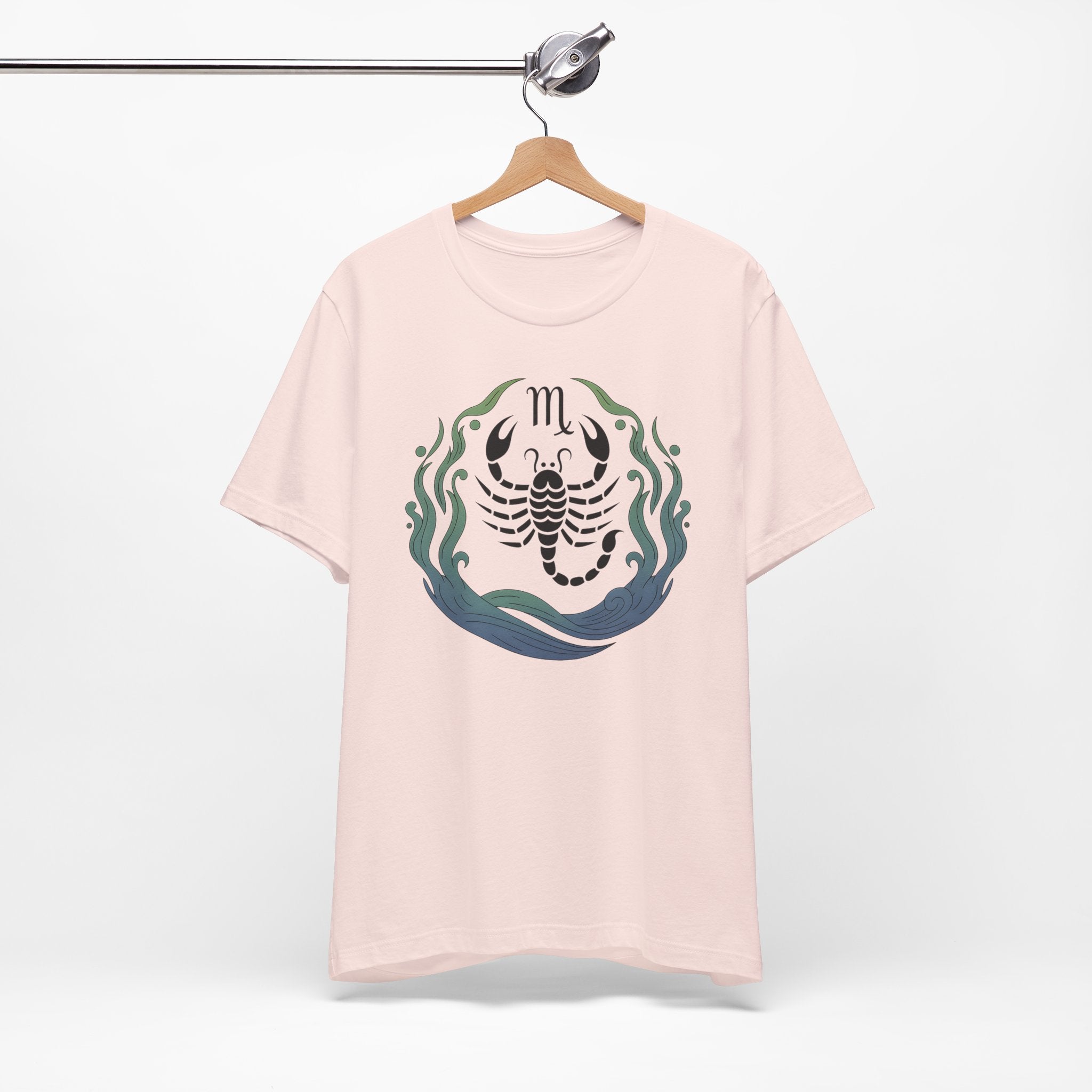 Astrology Zodiac Scorpio Unisex Flower T-Shirt