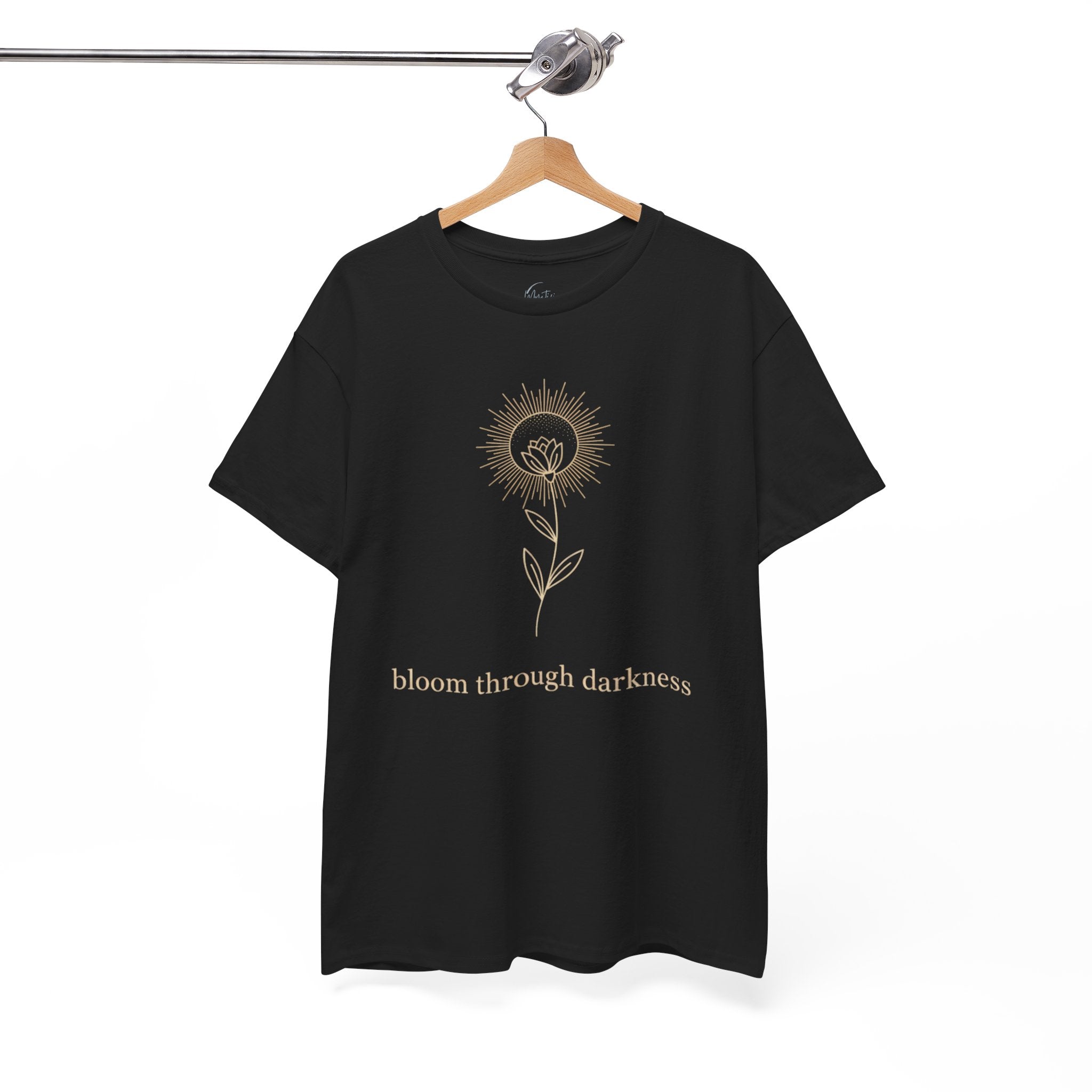 Bloom Through Darkness Unisex Cotton T-Shirt