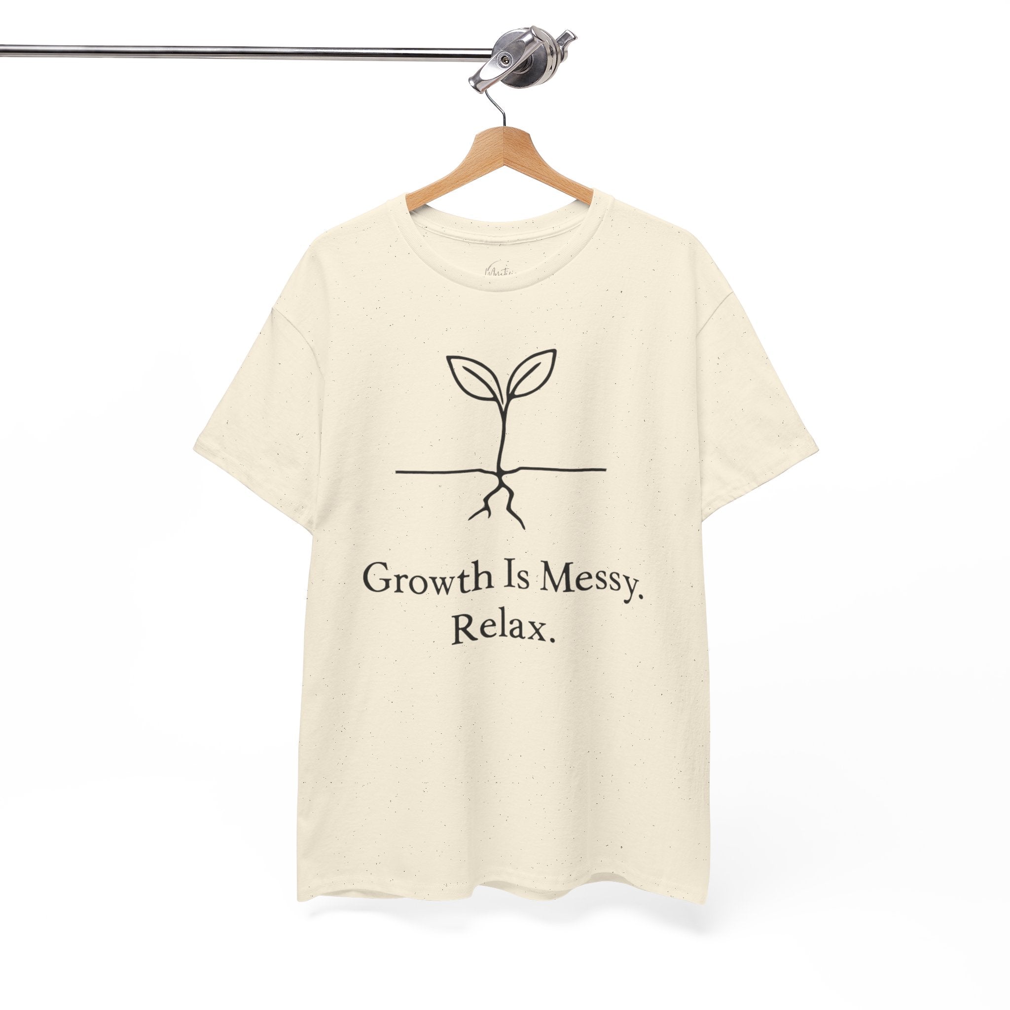 Growth Is Messy Relax Unisex Cotton T-Shirt