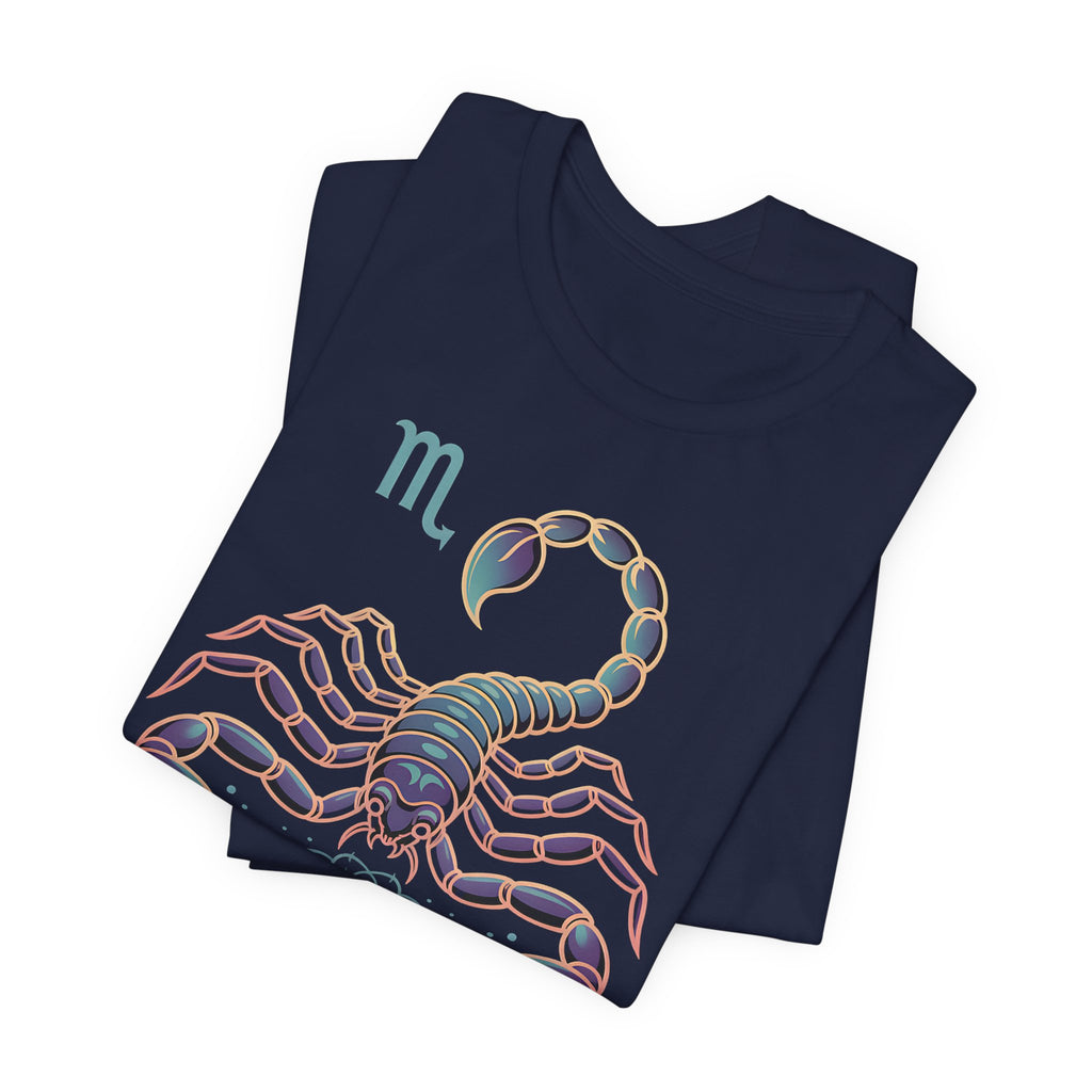 Astrology Zodiac Scorpio Unisex Flower T-Shirt