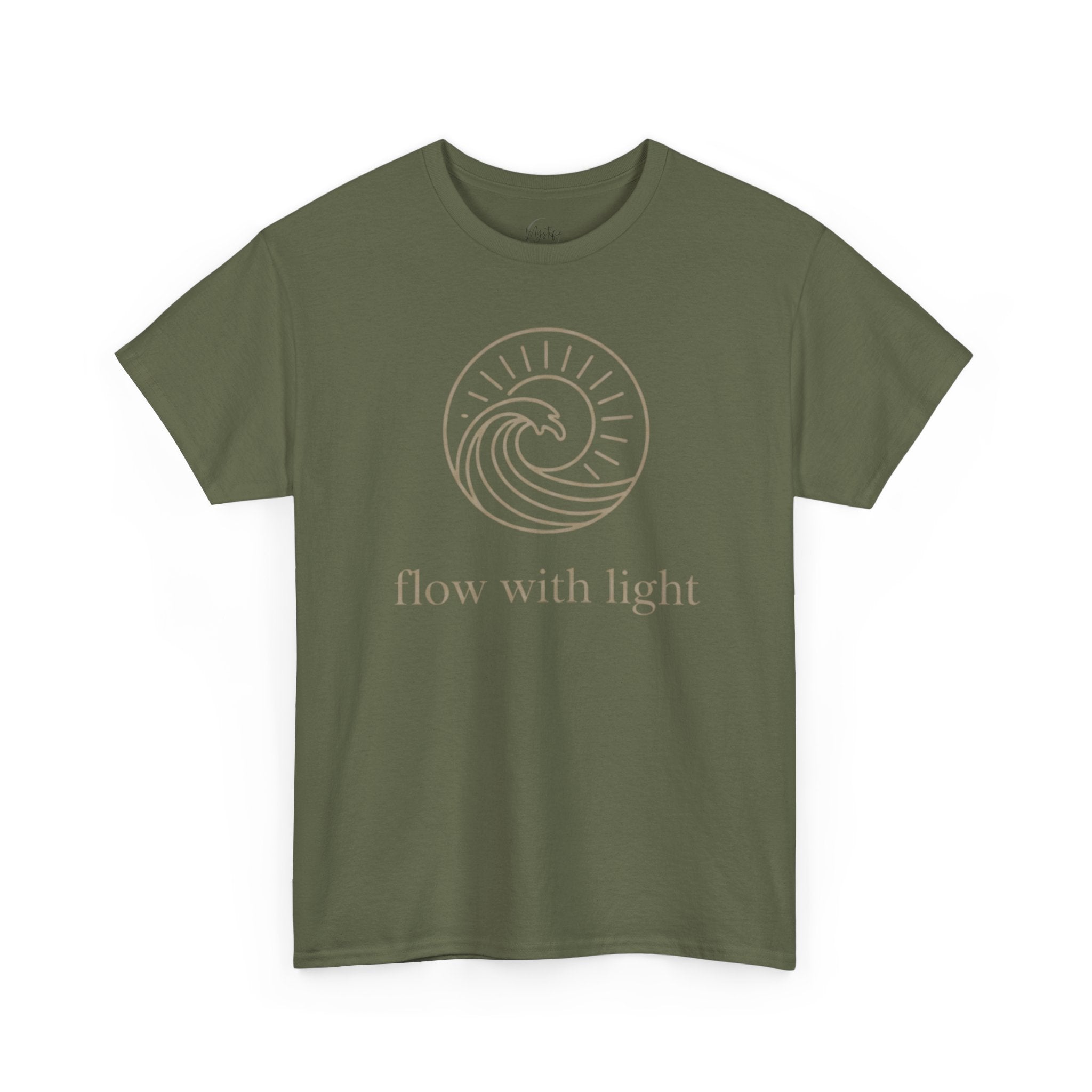 Flow With Light Unisex Cotton T-Shirt