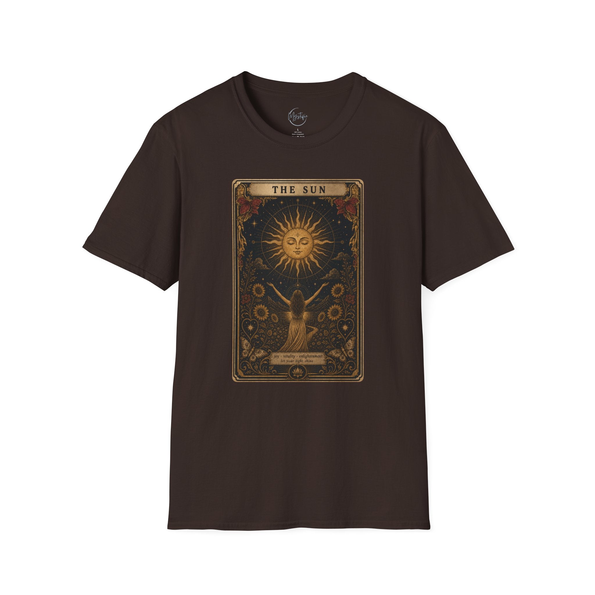 Tarot 'The Sun' Unisex T-Shirt — Vintage Astrology Graphic Tee