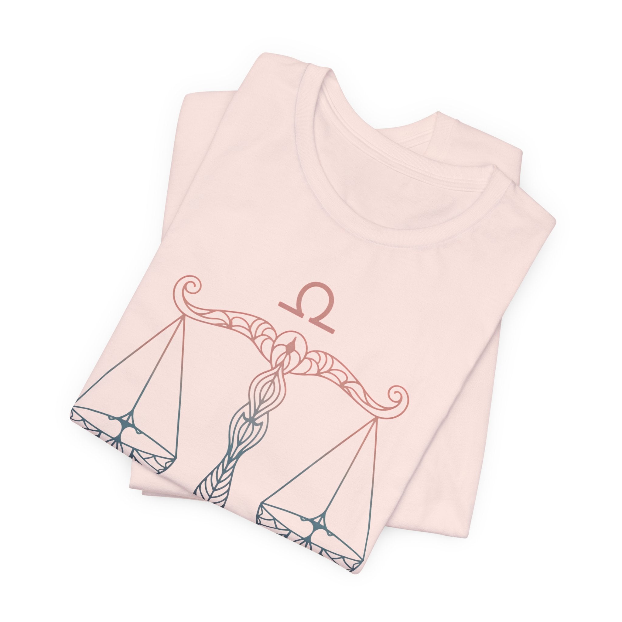 Astrology Zodiac Libra Balance Mandala Unisex T-Shirt