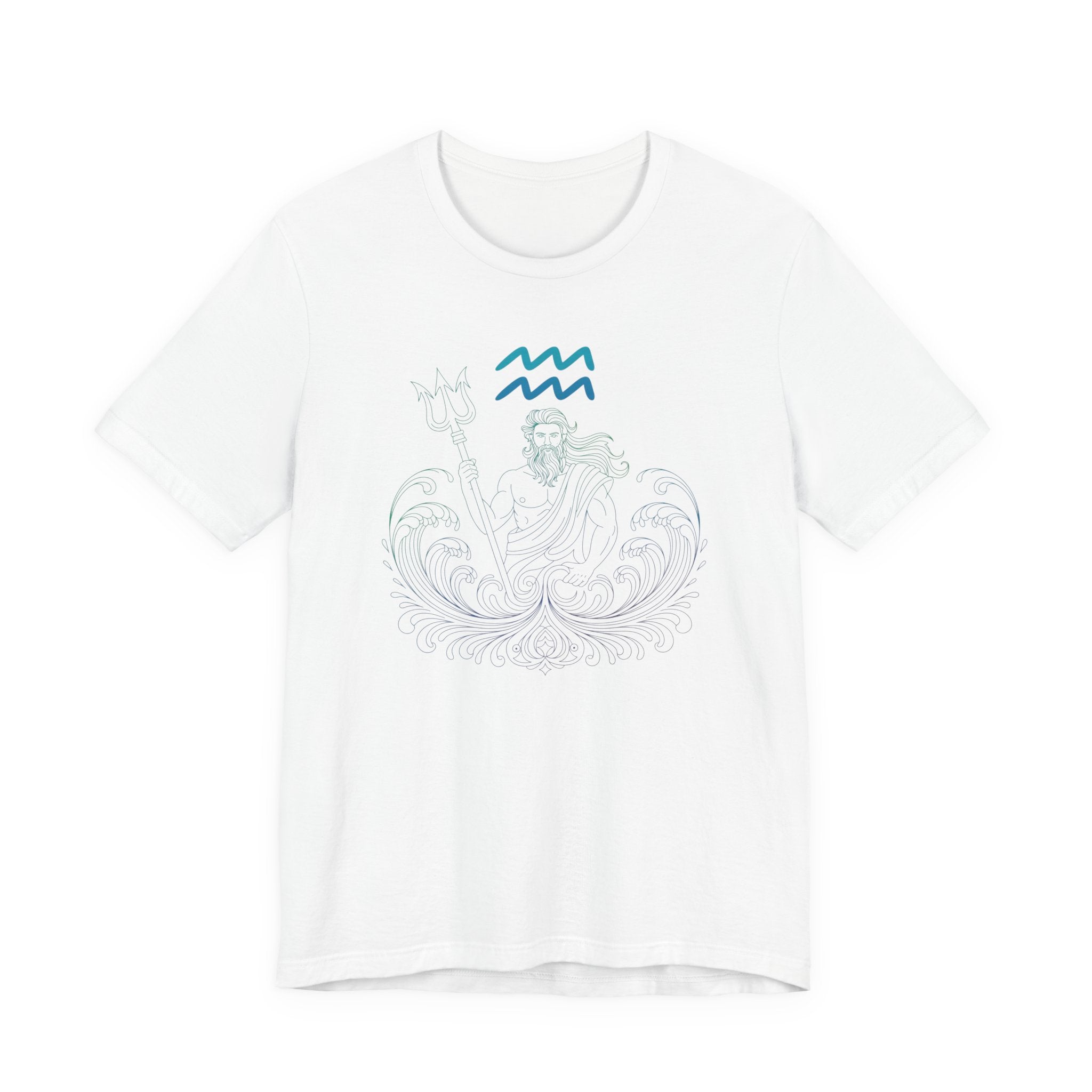 Astrology Zodiac Aquarius Poseidon Unisex T-Shirt