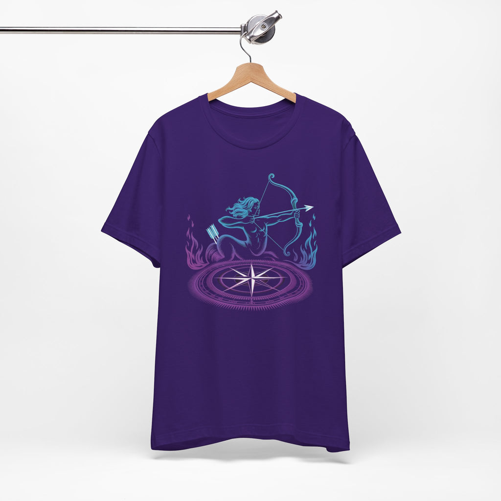 Astrology Zodiac Sagittarius Centaur Archer Holographic Unisex T-Shirt