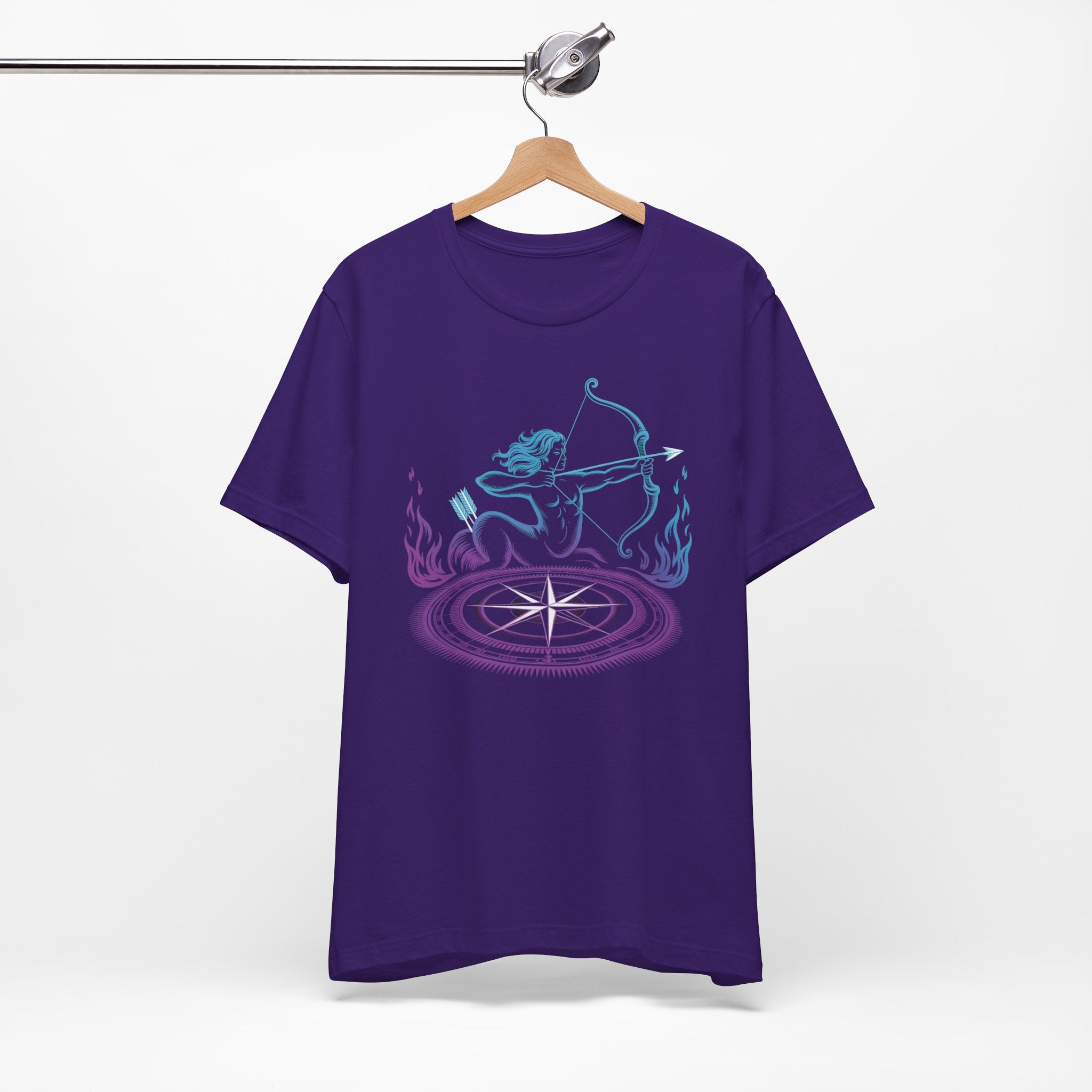 Astrology Zodiac Sagittarius Centaur Archer Holographic Unisex T-Shirt