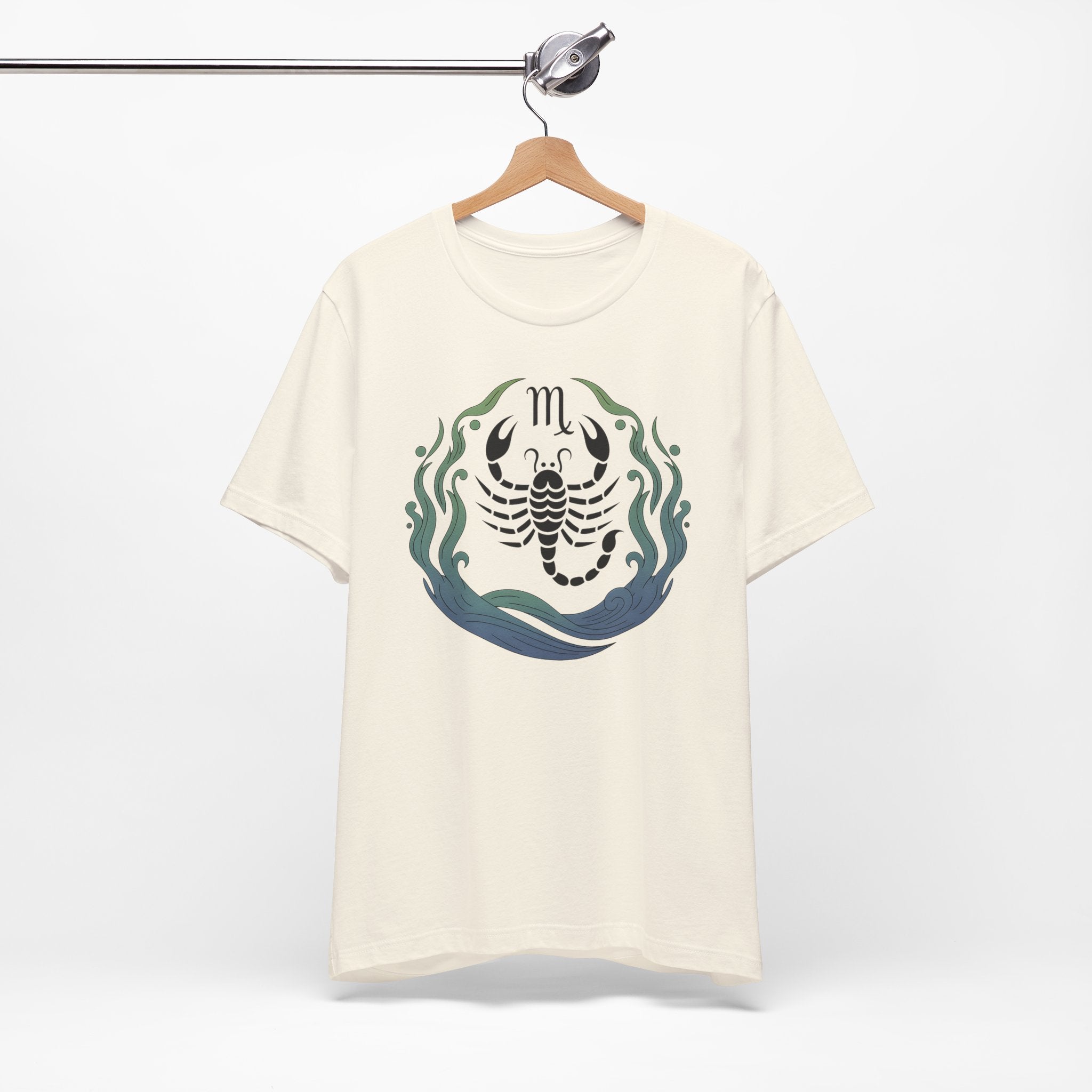 Astrology Zodiac Scorpio Unisex Flower T-Shirt