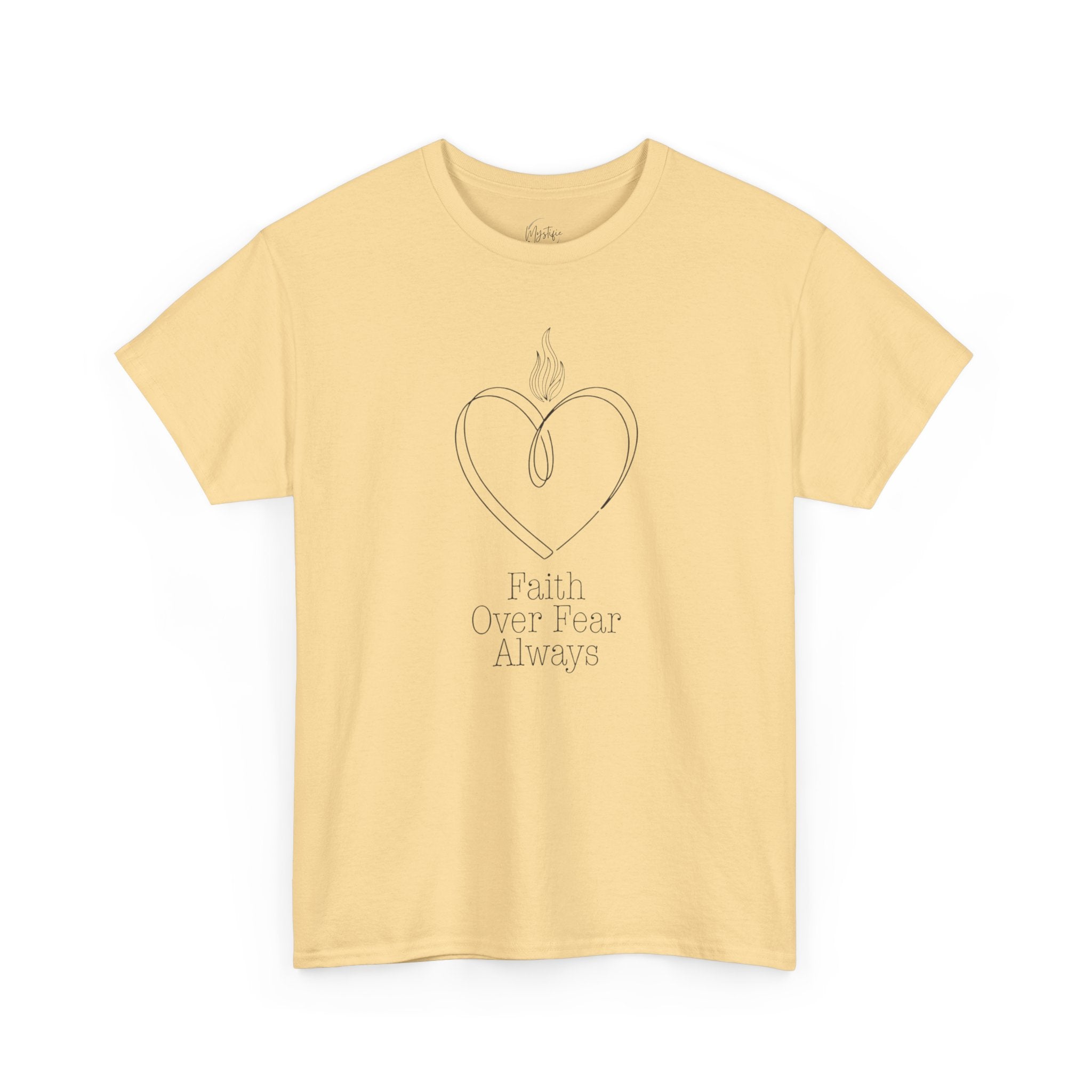 Faith Over Fear Always Unisex Cotton T-Shirt