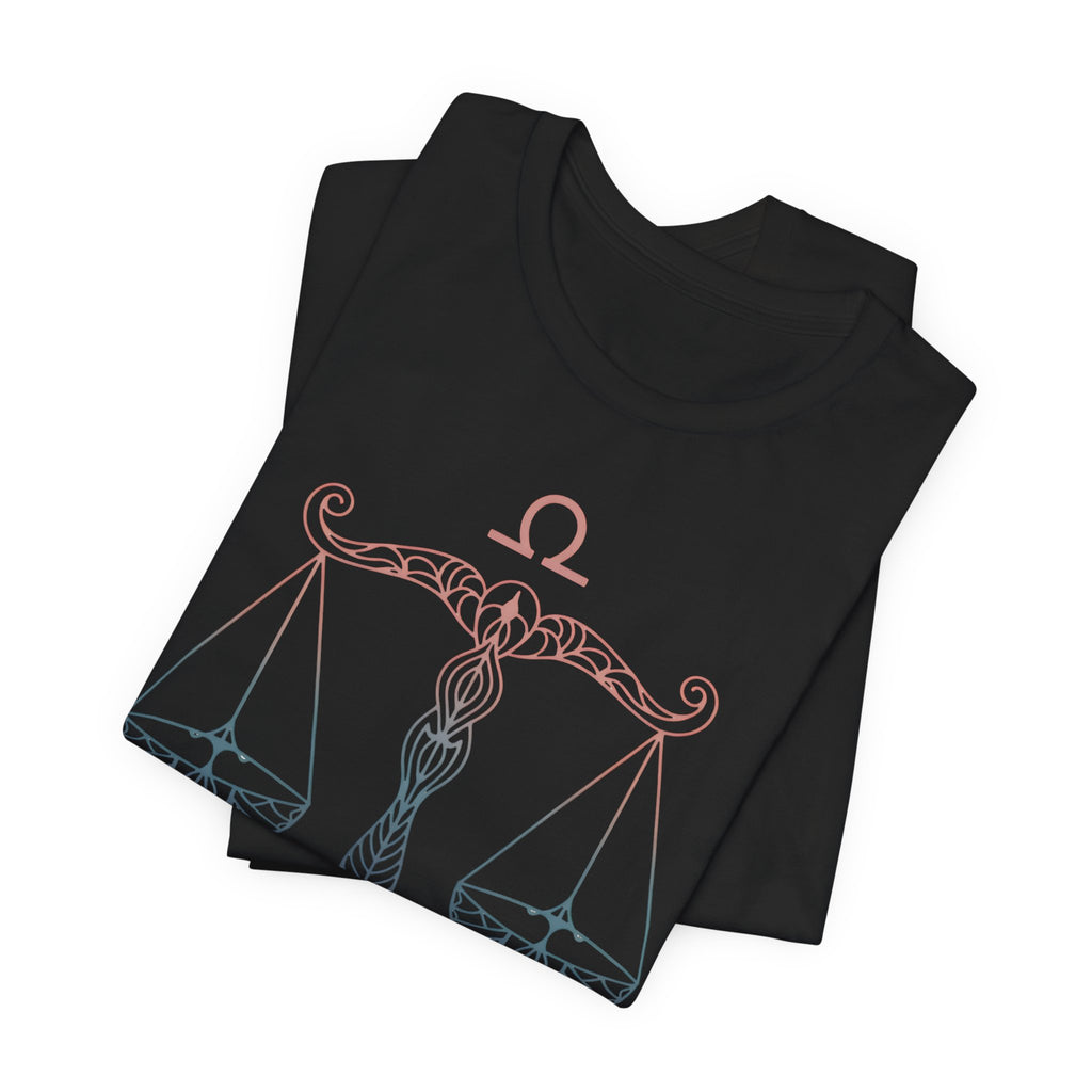 Astrology Zodiac Libra Balance Mandala Unisex T-Shirt