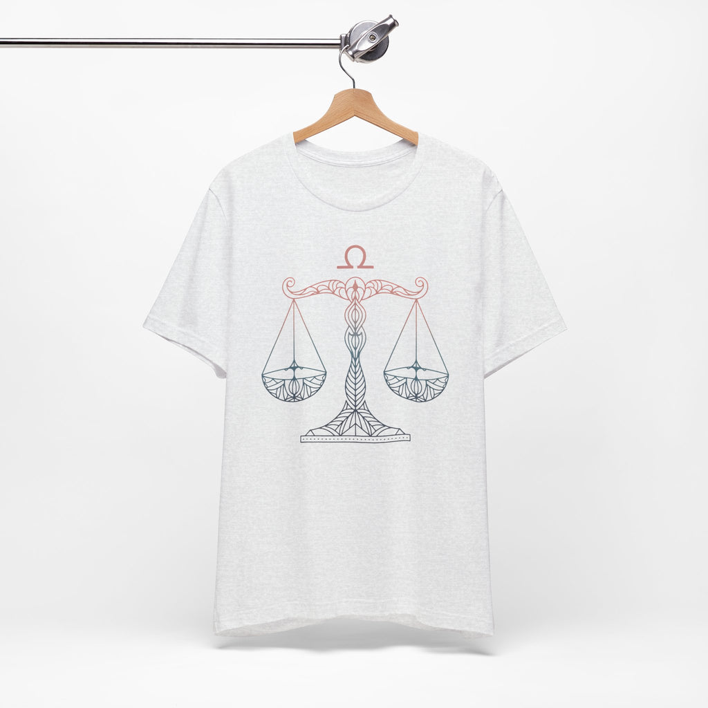 Astrology Zodiac Libra Balance Mandala Unisex T-Shirt