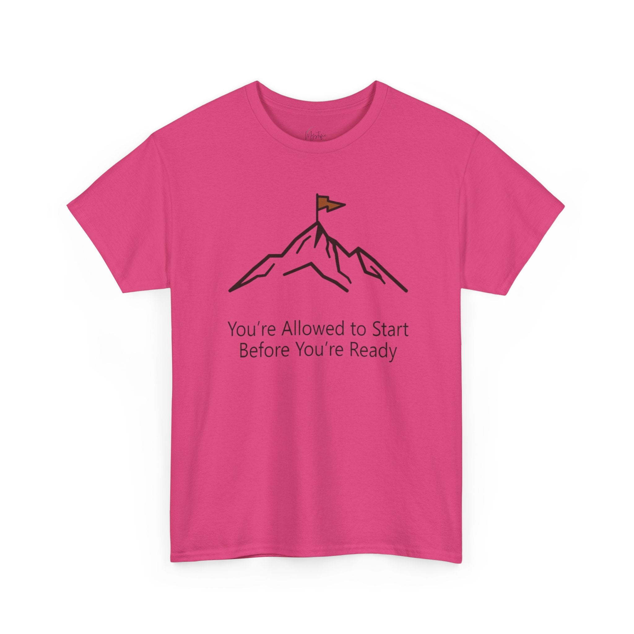 You're Allowed to Start Before You're Ready Unisex Cotton T-Shirt