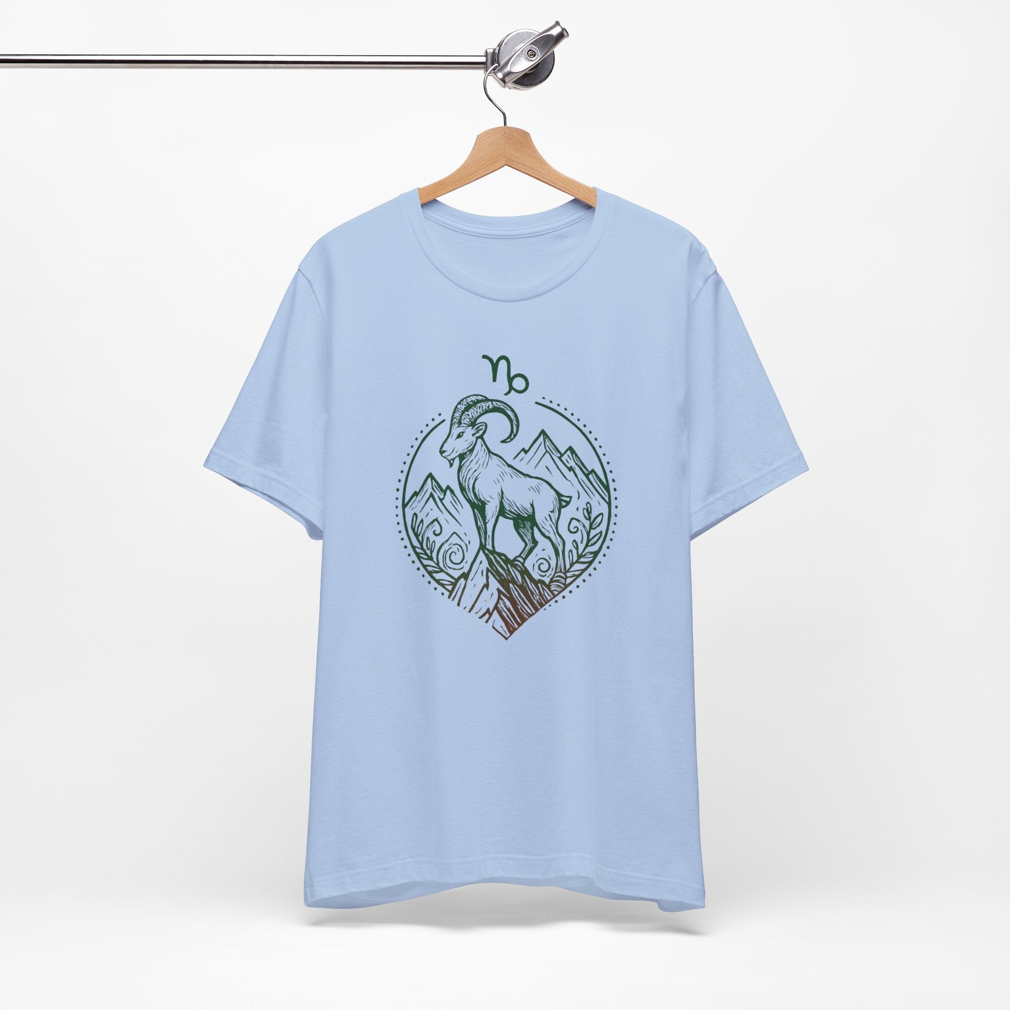 Astrology Zodiac Capricorn Mountains Spiritual Unisex T-Shirt