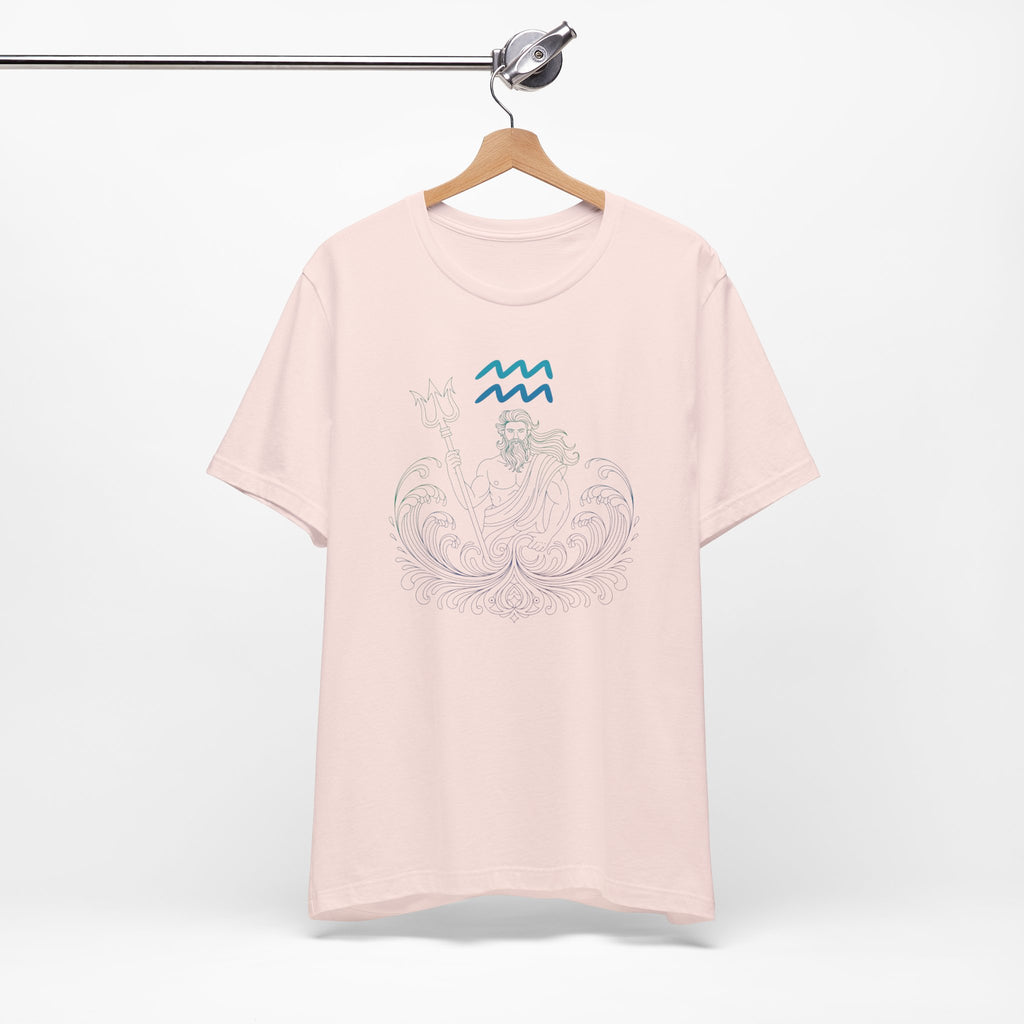 Astrology Zodiac Aquarius Poseidon Unisex T-Shirt