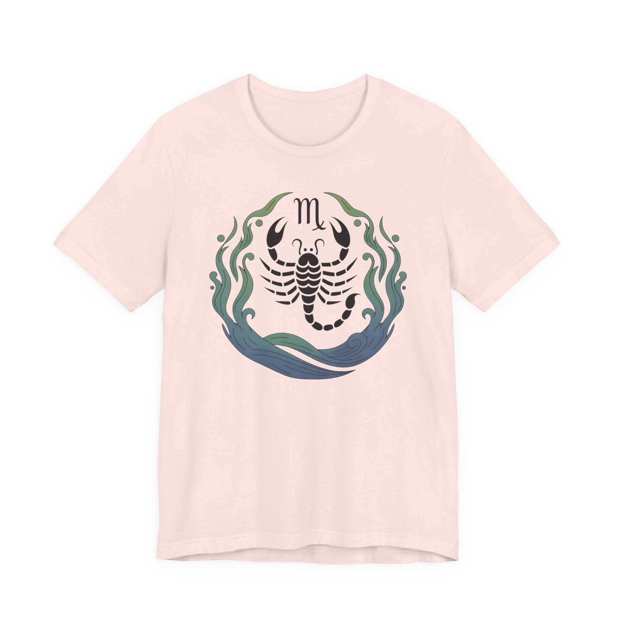 Astrology Zodiac Scorpio Unisex Flower T-Shirt