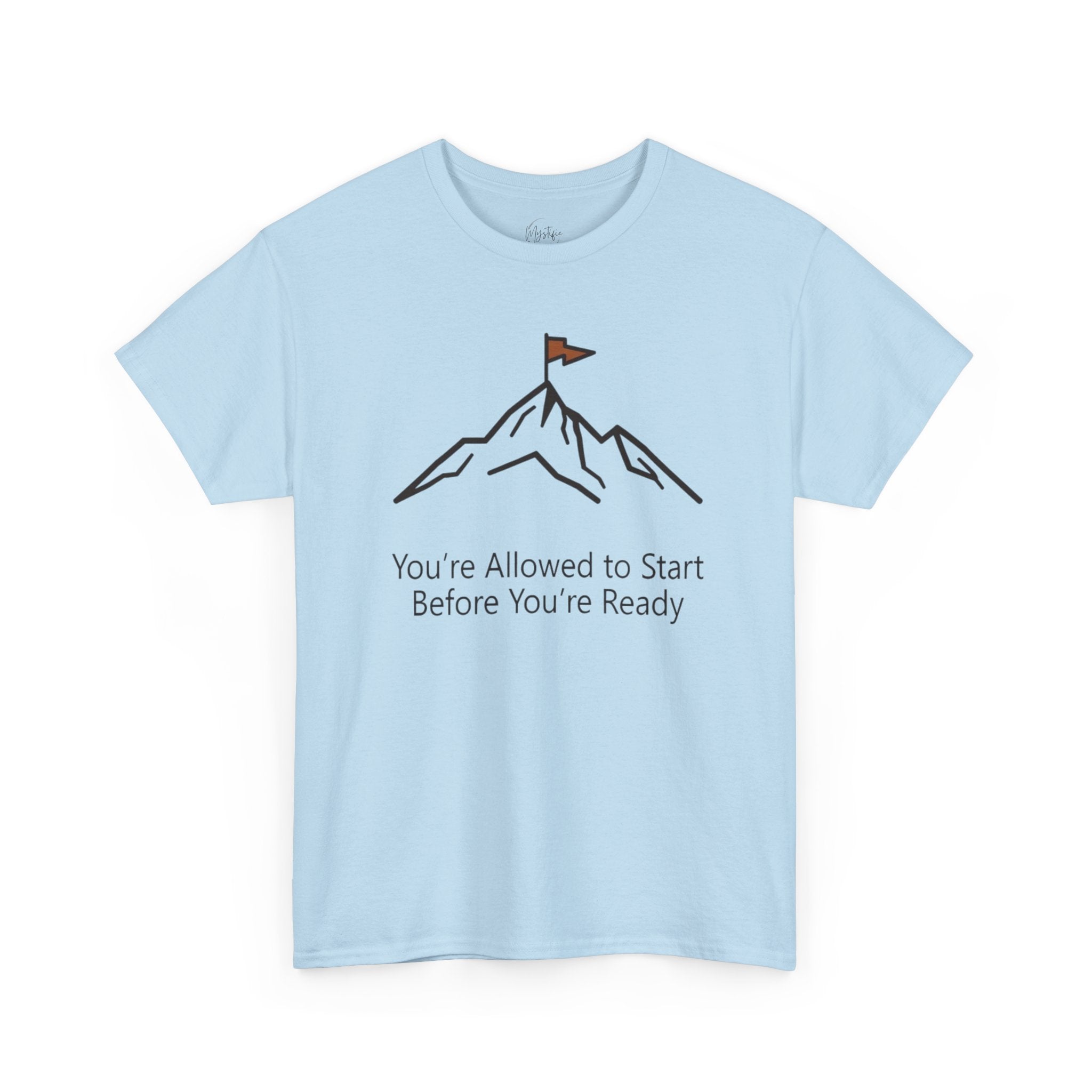 You're Allowed to Start Before You're Ready Unisex Cotton T-Shirt