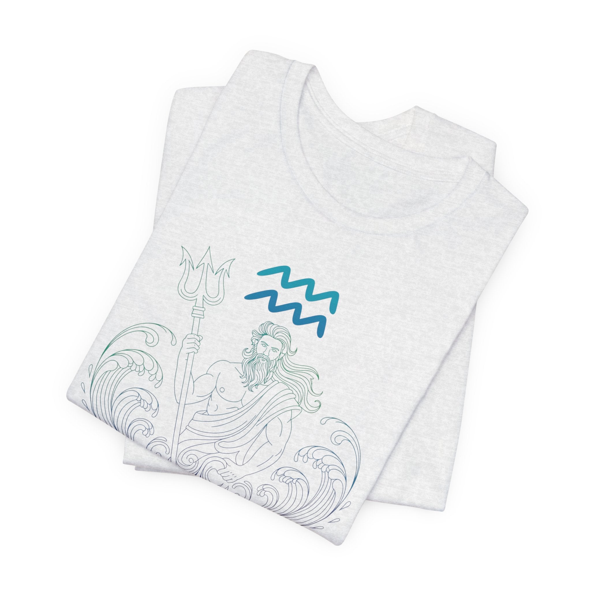 Astrology Zodiac Aquarius Poseidon Unisex T-Shirt