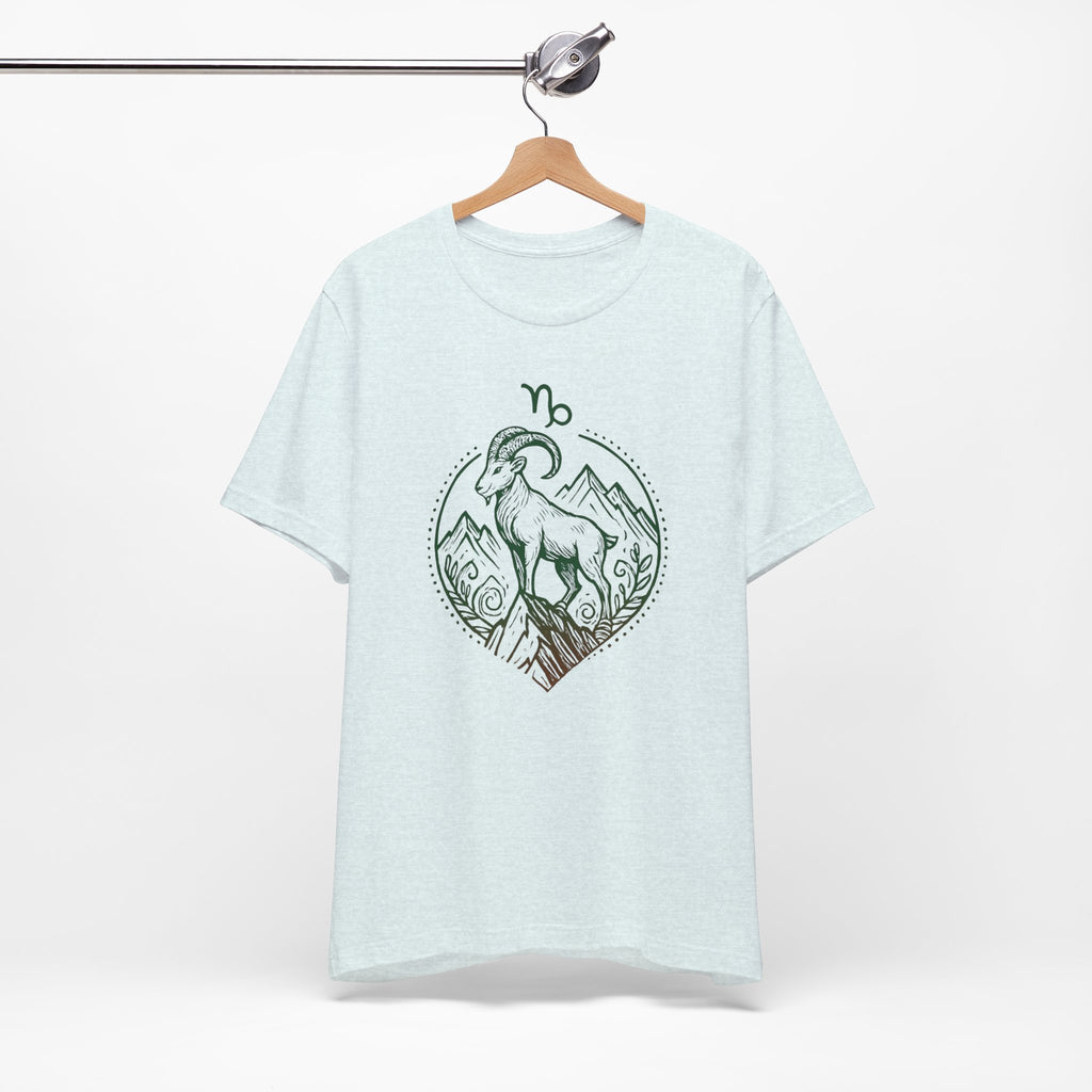 Astrology Zodiac Capricorn Mountains Spiritual Unisex T-Shirt