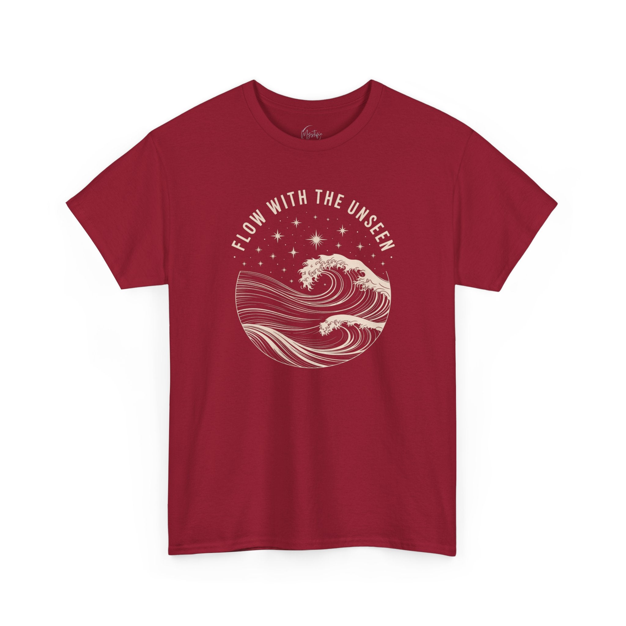 Flow With The Unseen Unisex Cotton T-Shirt