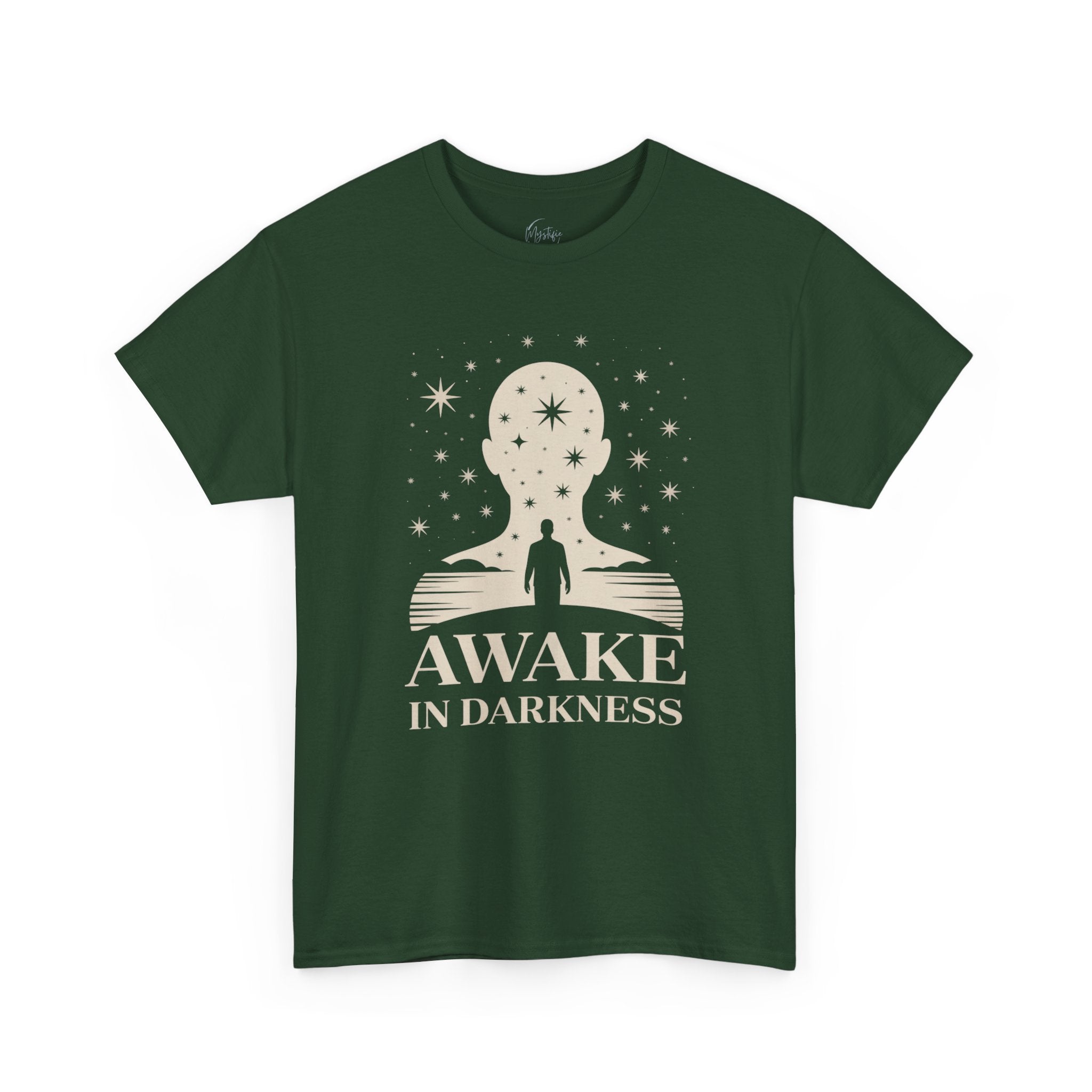 Awake In Darkness Unisex Cotton T-Shirt