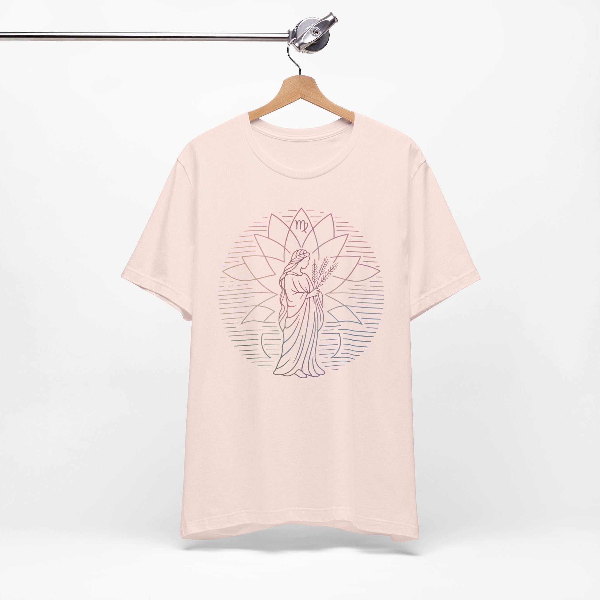 Astrology Zodiac Virgo Unisex Mandala  T-Shirt