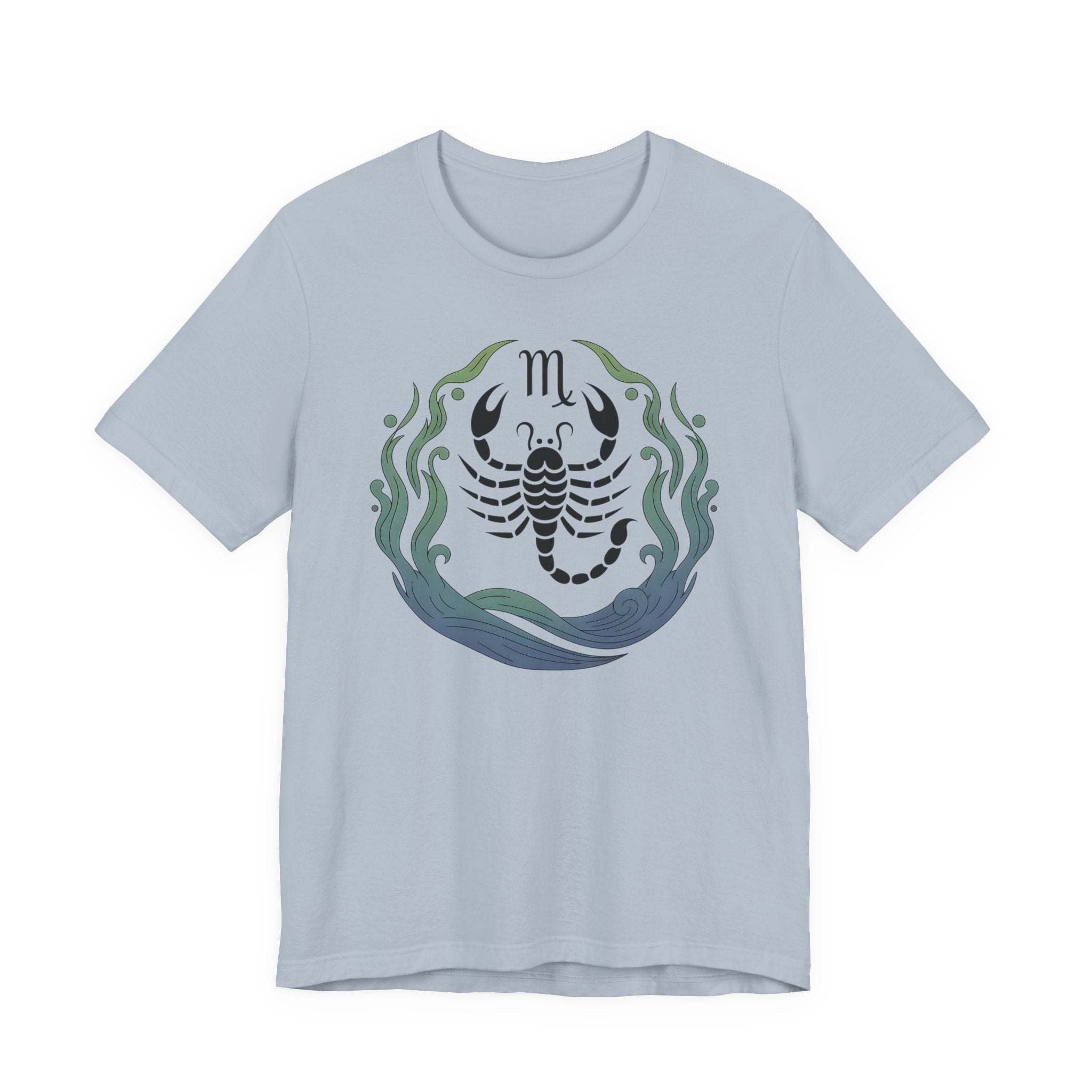 Astrology Zodiac Scorpio Unisex Flower T-Shirt